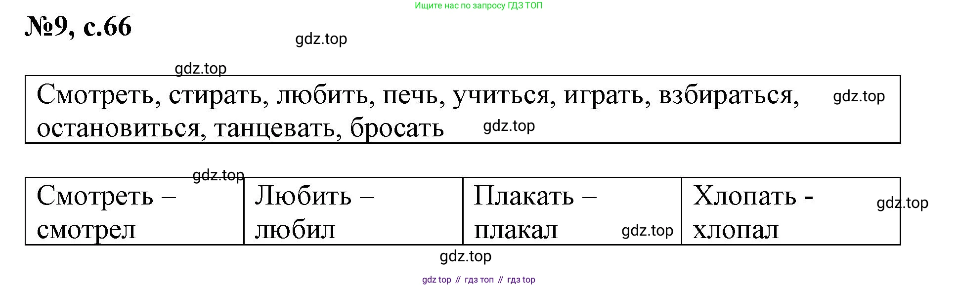 ГДЗ Английский язык (english), 3 класс Сборник упражнений, авторы: Быкова Надежда Ильинична (Bykova Nadezhda), Поспелова Марина Давидовна (Pospelova Marina), издательство Просвещение, Москва, 2023, зелёного цвета, страница 66, номер 9, Решение 1