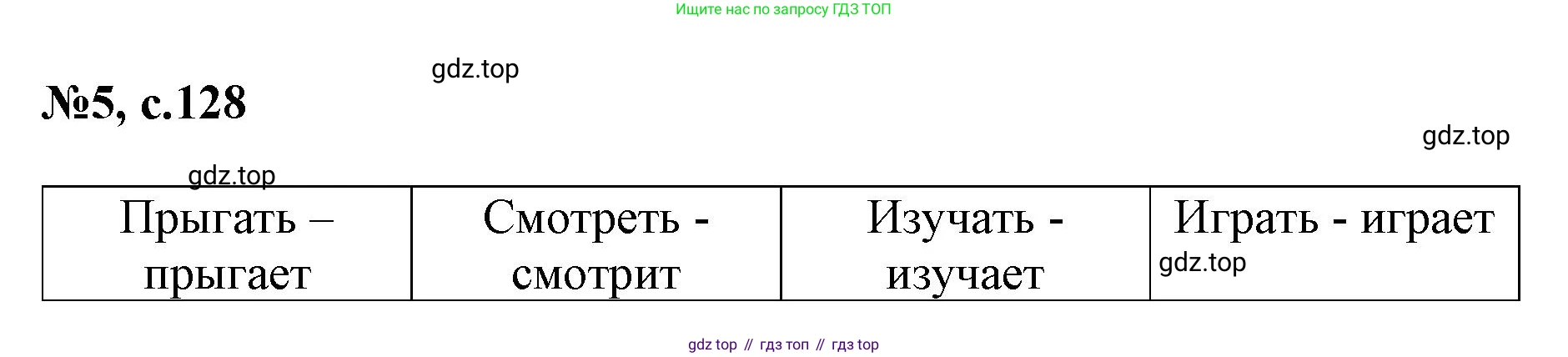 ГДЗ Английский язык (english), 3 класс Сборник упражнений, авторы: Быкова Надежда Ильинична (Bykova Nadezhda), Поспелова Марина Давидовна (Pospelova Marina), издательство Просвещение, Москва, 2023, зелёного цвета, страница 128, номер 5, Решение 1
