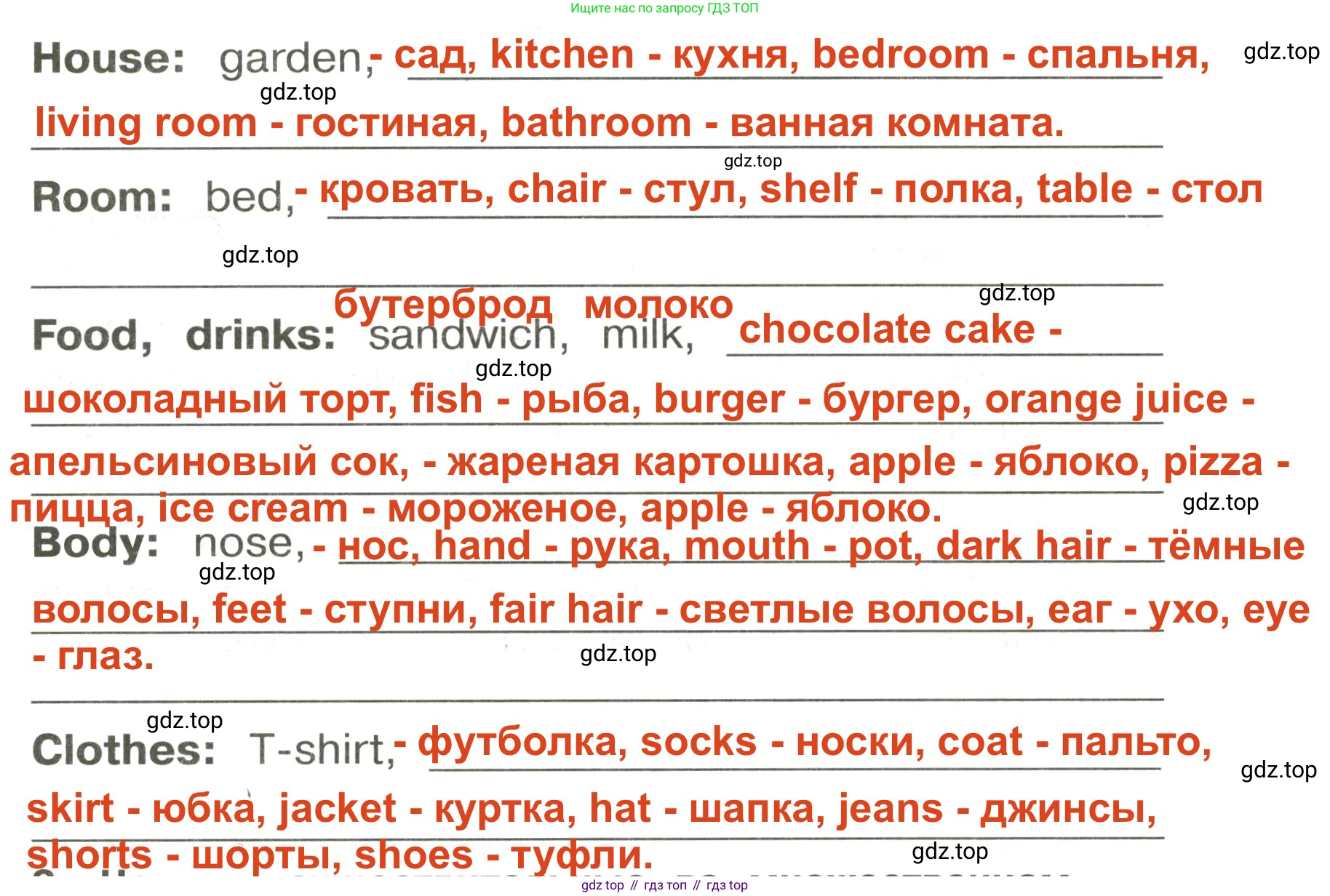 ГДЗ Английский язык (english), 3 класс Сборник упражнений, авторы: Быкова Надежда Ильинична (Bykova Nadezhda), Поспелова Марина Давидовна (Pospelova Marina), издательство Просвещение, Москва, 2023, зелёного цвета, страница 4, номер 1, Решение 2 (продолжение 2)