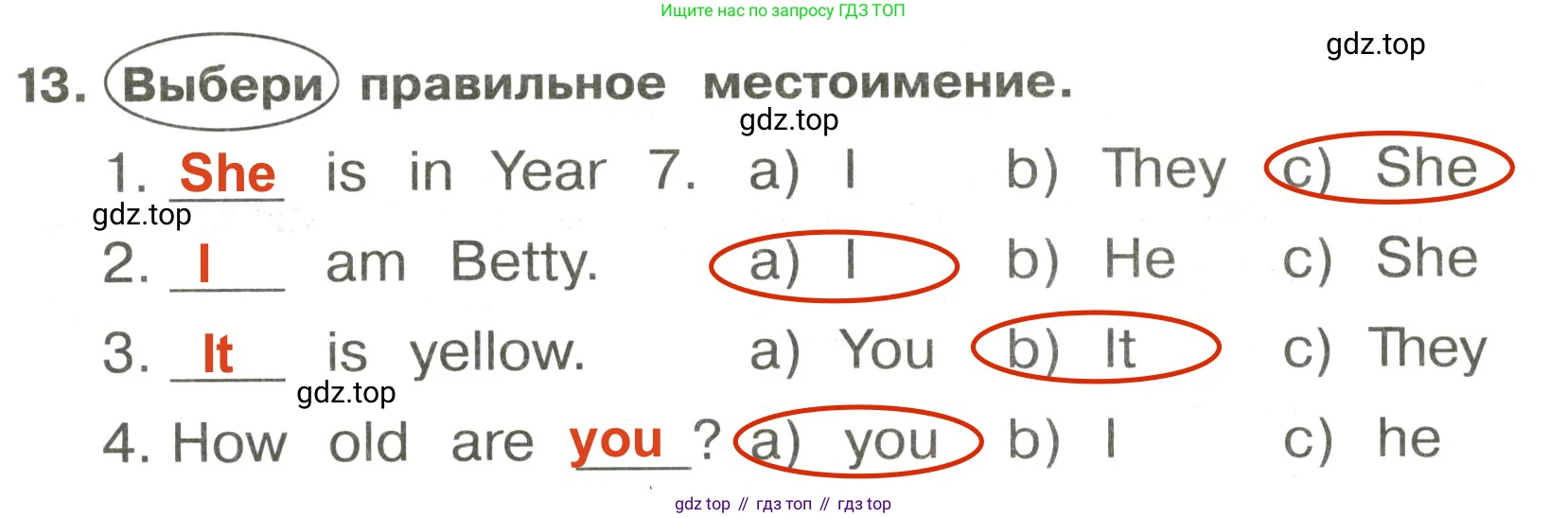 ГДЗ Английский язык (english), 3 класс Сборник упражнений, авторы: Быкова Надежда Ильинична (Bykova Nadezhda), Поспелова Марина Давидовна (Pospelova Marina), издательство Просвещение, Москва, 2023, зелёного цвета, страница 27, номер 13, Решение 2