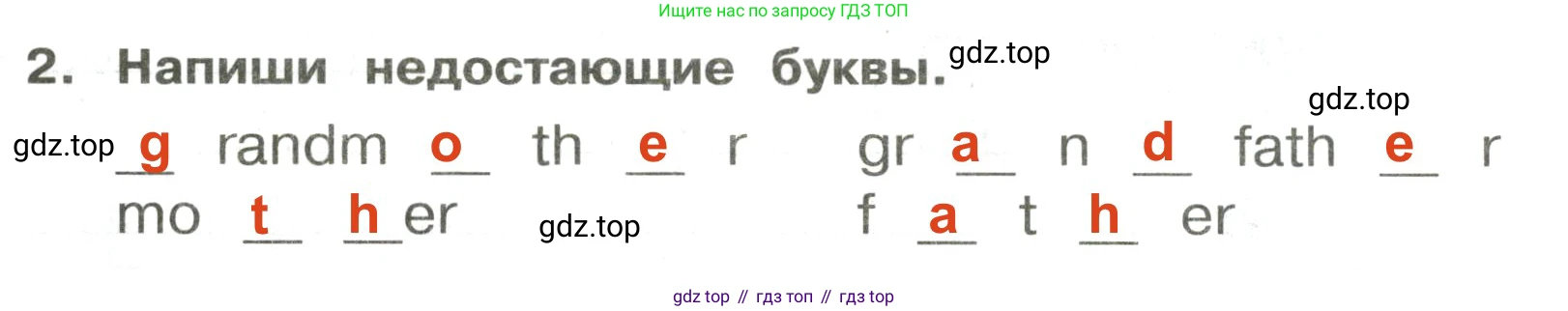 ГДЗ Английский язык (english), 3 класс Сборник упражнений, авторы: Быкова Надежда Ильинична (Bykova Nadezhda), Поспелова Марина Давидовна (Pospelova Marina), издательство Просвещение, Москва, 2023, зелёного цвета, страница 32, номер 2, Решение 2