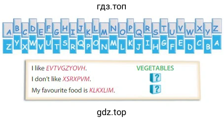 I like EVTVGZYOVH. VEGETABLES. I don't like XSRXPVM. My favourite food is KLKXLIM.