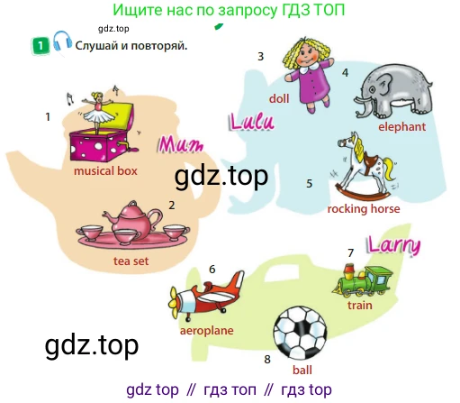 Английский язык (english), 3 класс Учебник (Student's book), авторы: Быкова Надежда Ильинична (Bykova Nadezhda), Дули Дженни (Dooley Jenny), Поспелова Марина Давидовна (Pospelova Marina), Эванс Вирджиния (Evans Virginia), издательство Просвещение, Москва, 2023, зелёного цвета, Часть 1, страница 60, номер 1, Условие