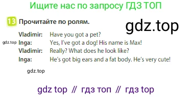 Английский язык (english), 3 класс Учебник (Student's book), авторы: Быкова Надежда Ильинична (Bykova Nadezhda), Дули Дженни (Dooley Jenny), Поспелова Марина Давидовна (Pospelova Marina), Эванс Вирджиния (Evans Virginia), издательство Просвещение, Москва, 2023, зелёного цвета, Часть 1, страница 93, номер 13, Условие