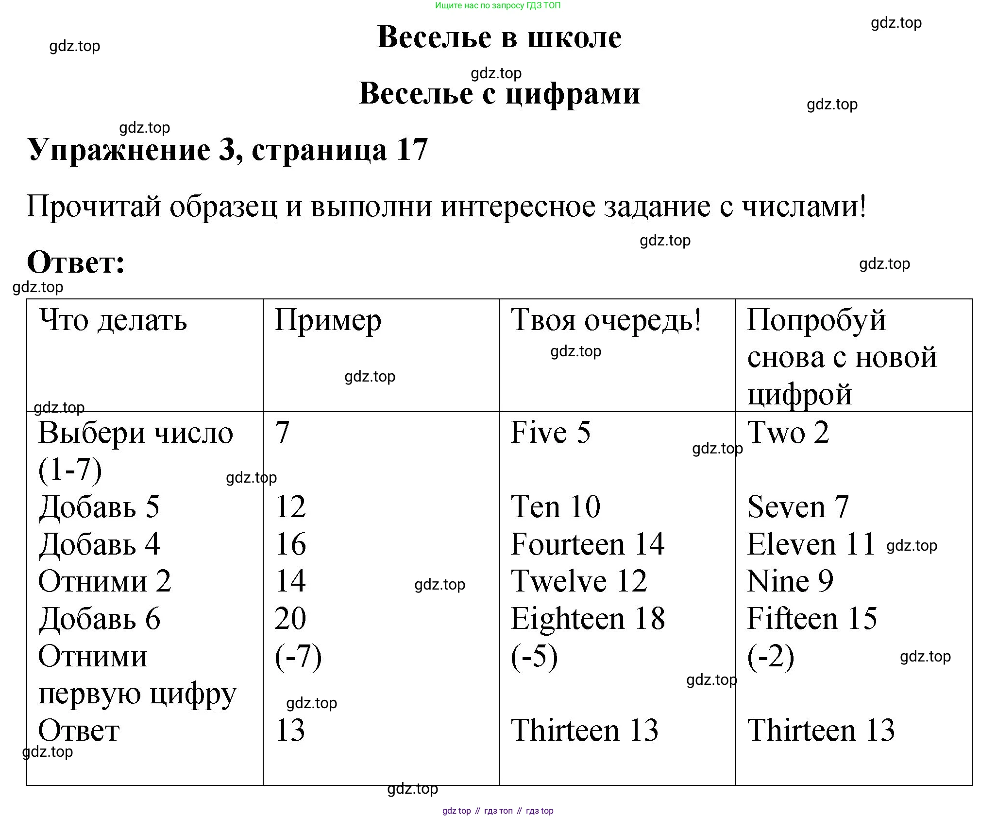 Английский язык (english), 3 класс Учебник (Student's book), авторы: Быкова Надежда Ильинична (Bykova Nadezhda), Дули Дженни (Dooley Jenny), Поспелова Марина Давидовна (Pospelova Marina), Эванс Вирджиния (Evans Virginia), издательство Просвещение, Москва, 2023, зелёного цвета, Часть 1, страница 17, номер 3, Решение 1