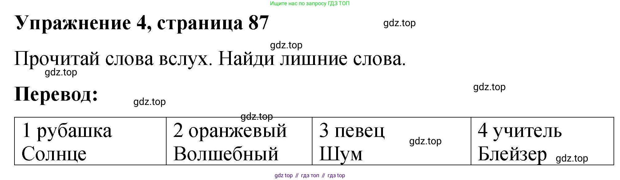 Английский язык (english), 3 класс Учебник (Student's book), авторы: Быкова Надежда Ильинична (Bykova Nadezhda), Дули Дженни (Dooley Jenny), Поспелова Марина Давидовна (Pospelova Marina), Эванс Вирджиния (Evans Virginia), издательство Просвещение, Москва, 2023, зелёного цвета, Часть 1, страница 87, номер 4, Решение 1