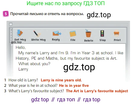 Английский язык (english), 3 класс Учебник (Student's book), авторы: Быкова Надежда Ильинична (Bykova Nadezhda), Дули Дженни (Dooley Jenny), Поспелова Марина Давидовна (Pospelova Marina), Эванс Вирджиния (Evans Virginia), издательство Просвещение, Москва, 2023, зелёного цвета, Часть 1, страница 15, номер 5, Решение 3