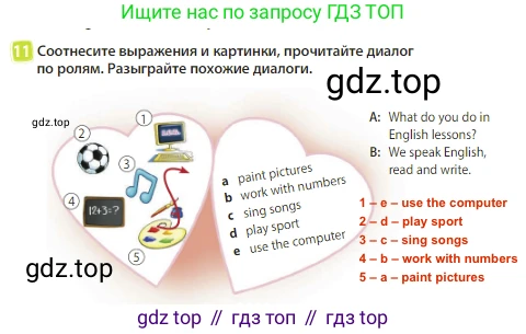 Английский язык (english), 3 класс Учебник (Student's book), авторы: Быкова Надежда Ильинична (Bykova Nadezhda), Дули Дженни (Dooley Jenny), Поспелова Марина Давидовна (Pospelova Marina), Эванс Вирджиния (Evans Virginia), издательство Просвещение, Москва, 2023, зелёного цвета, Часть 1, страница 92, номер 11, Решение 3