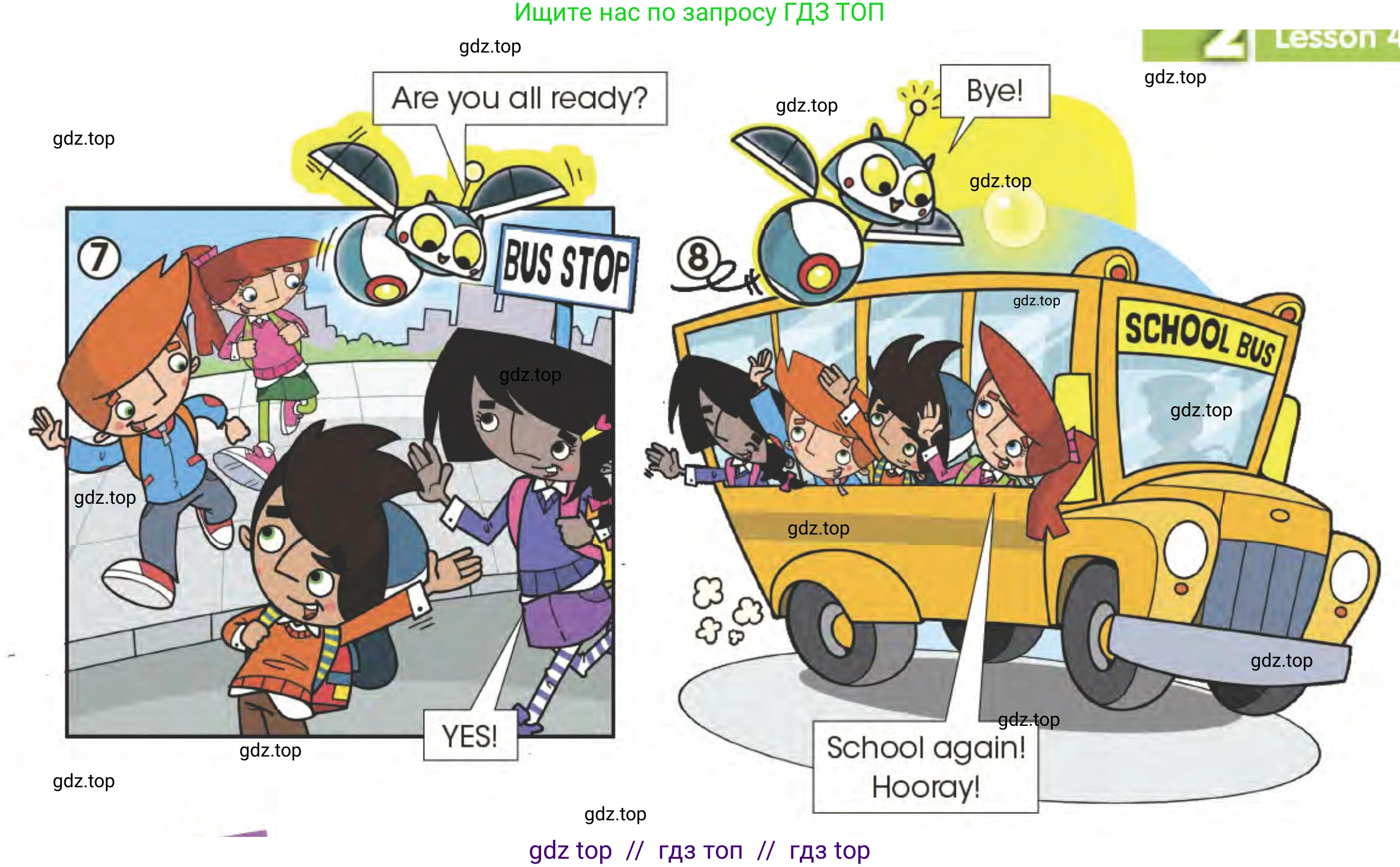 Английский язык (english), 3 класс Учебник (Pupil's book), авторы: Дули Дженни (Dooley Jenny), Оби Боб (Obee Bob), издательство Express Publishing, Алматы, 2024, голубого цвета, страница 22, номер 1, Условие (продолжение 2)