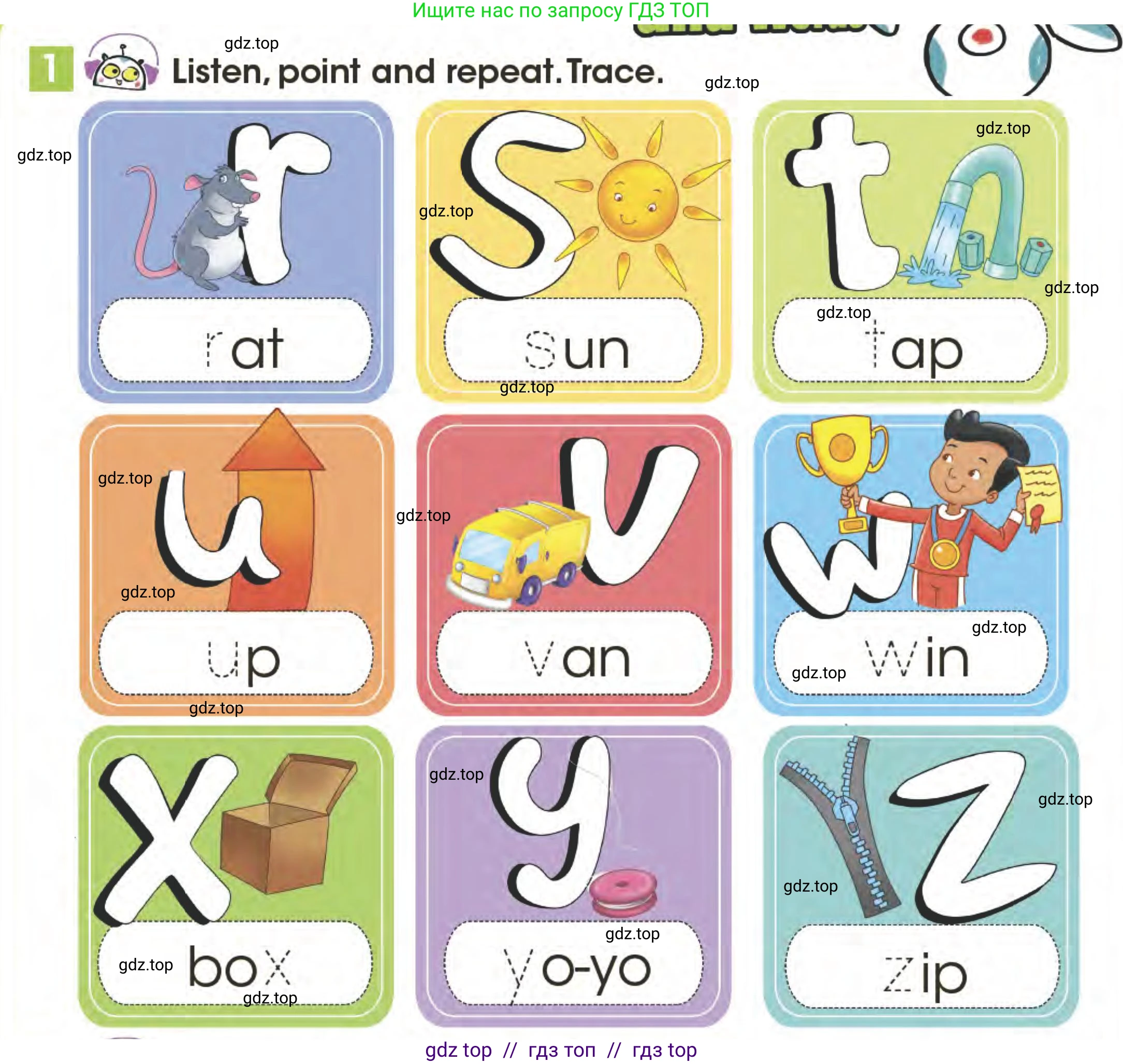 Английский язык (english), 3 класс Учебник (Pupil's book), авторы: Дули Дженни (Dooley Jenny), Оби Боб (Obee Bob), издательство Express Publishing, Алматы, 2024, голубого цвета, страница 40, номер 1, Условие