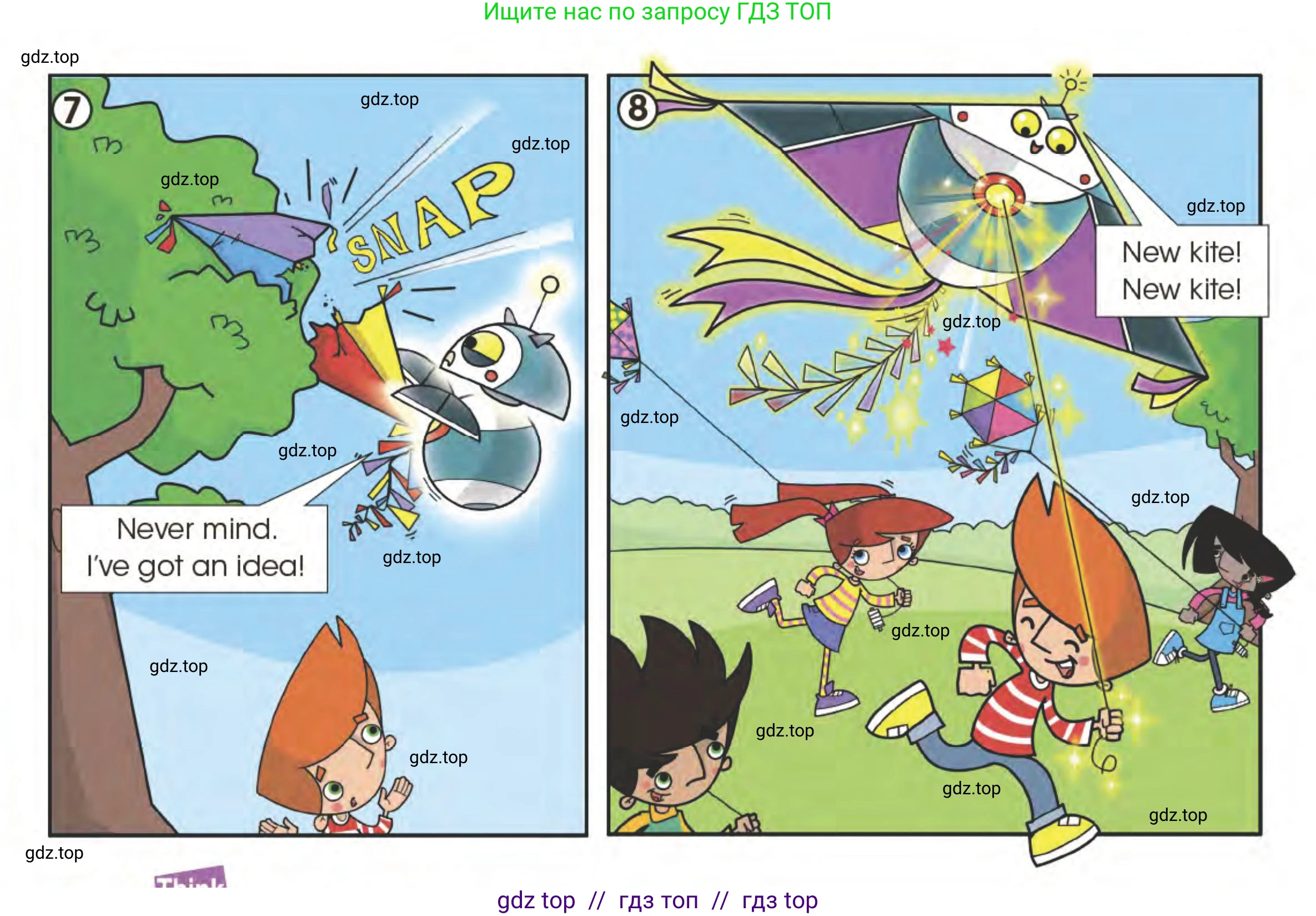 Английский язык (english), 3 класс Учебник (Pupil's book), авторы: Дули Дженни (Dooley Jenny), Оби Боб (Obee Bob), издательство Express Publishing, Алматы, 2024, голубого цвета, страница 46, номер 1, Условие (продолжение 2)