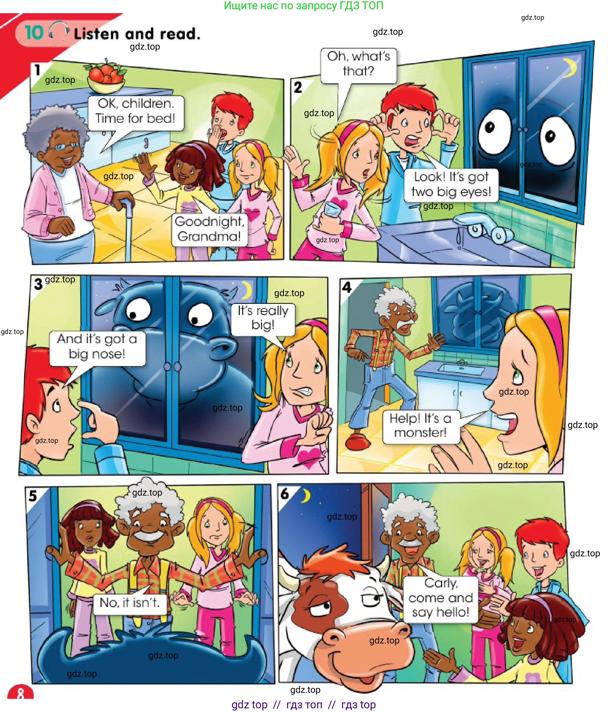 Английский язык (english), 3 класс Учебник (Pupil's book), авторы: Дули Дженни (Dooley Jenny), Оби Боб (Obee Bob), издательство Express Publishing, Алматы, 2018, красного цвета, страница 8, номер 10, Условие