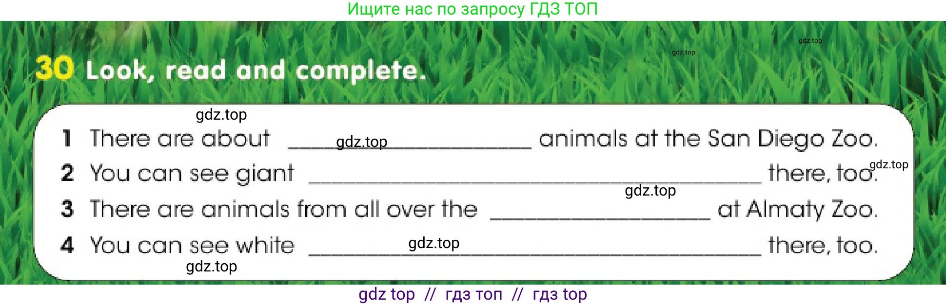 Английский язык (english), 3 класс Учебник (Pupil's book), авторы: Дули Дженни (Dooley Jenny), Оби Боб (Obee Bob), издательство Express Publishing, Алматы, 2018, красного цвета, страница 16, номер 30, Условие