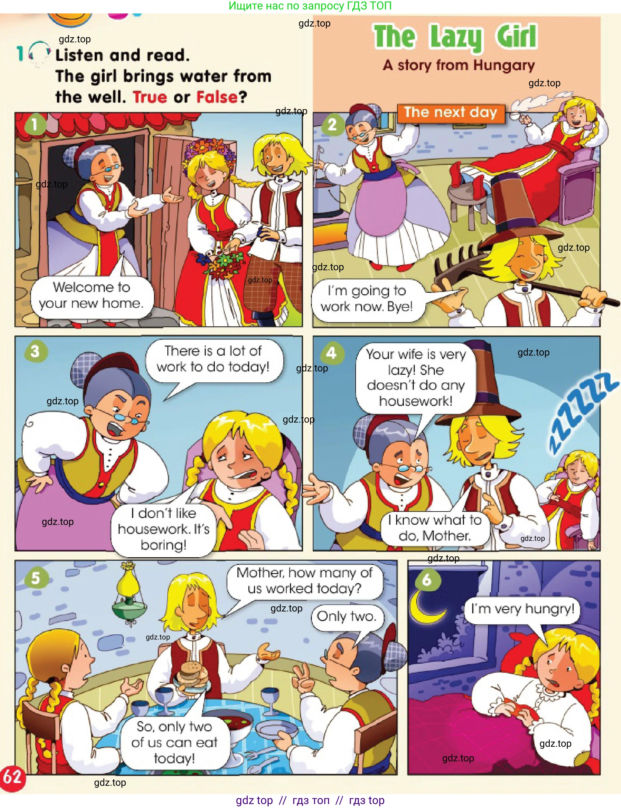 Английский язык (english), 3 класс Учебник (Pupil's book), авторы: Дули Дженни (Dooley Jenny), Оби Боб (Obee Bob), издательство Express Publishing, Алматы, 2018, красного цвета, страница 62, номер 1, Условие