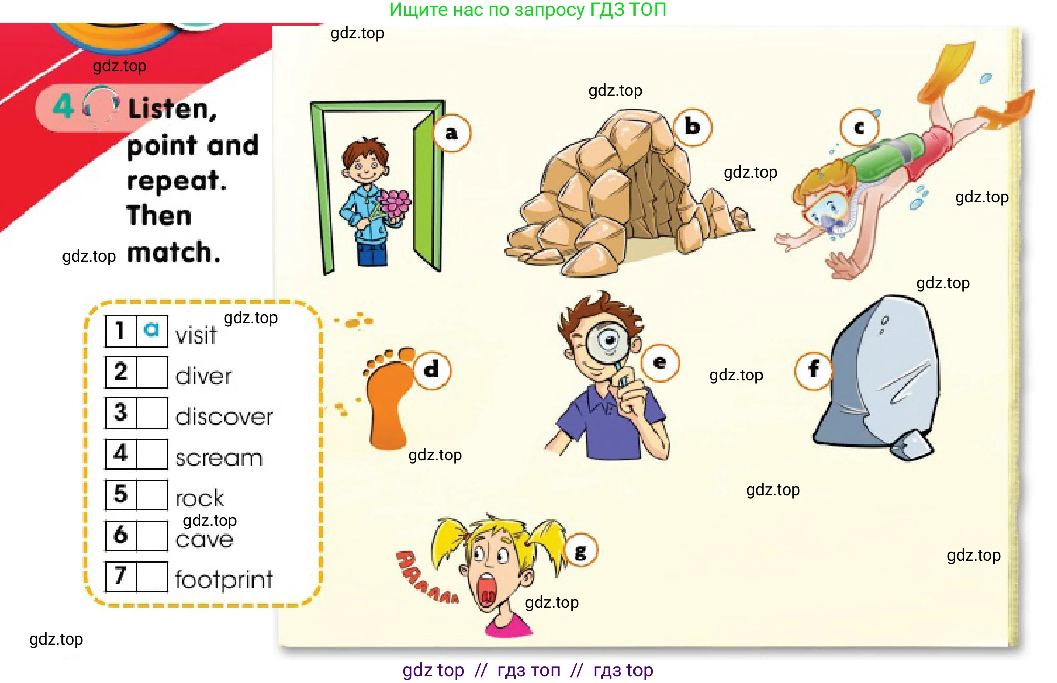 Английский язык (english), 3 класс Учебник (Pupil's book), авторы: Дули Дженни (Dooley Jenny), Оби Боб (Obee Bob), издательство Express Publishing, Алматы, 2018, красного цвета, страница 80, номер 4, Условие