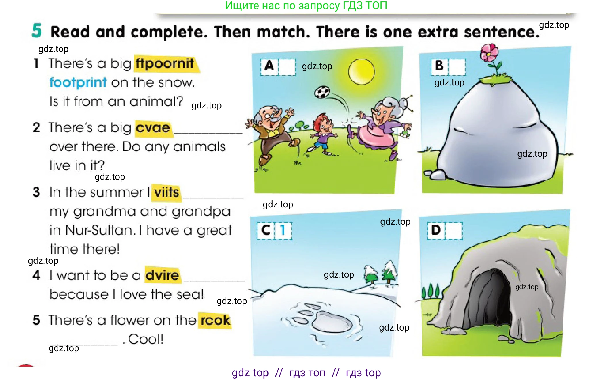 Английский язык (english), 3 класс Учебник (Pupil's book), авторы: Дули Дженни (Dooley Jenny), Оби Боб (Obee Bob), издательство Express Publishing, Алматы, 2018, красного цвета, страница 80, номер 5, Условие