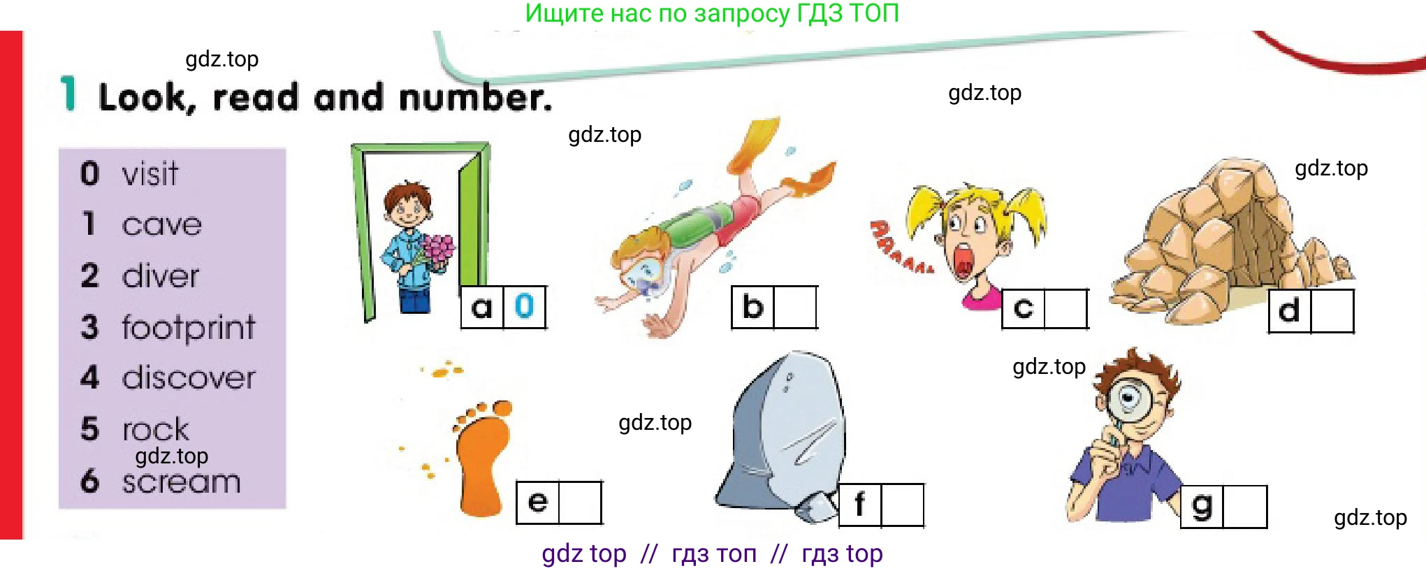 Английский язык (english), 3 класс Учебник (Pupil's book), авторы: Дули Дженни (Dooley Jenny), Оби Боб (Obee Bob), издательство Express Publishing, Алматы, 2018, красного цвета, страница 91, номер 1, Условие