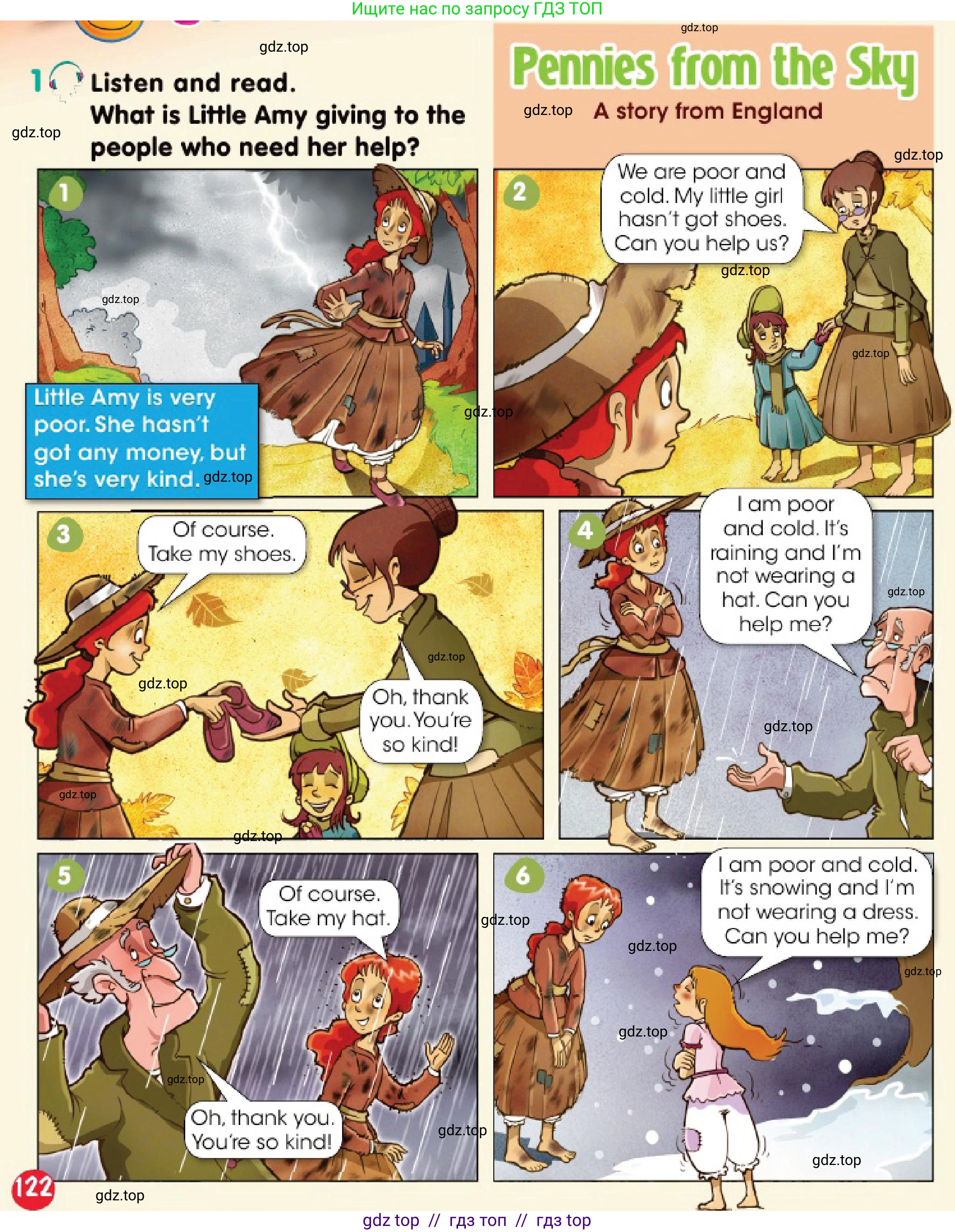 Английский язык (english), 3 класс Учебник (Pupil's book), авторы: Дули Дженни (Dooley Jenny), Оби Боб (Obee Bob), издательство Express Publishing, Алматы, 2018, красного цвета, страница 122, номер 1, Условие