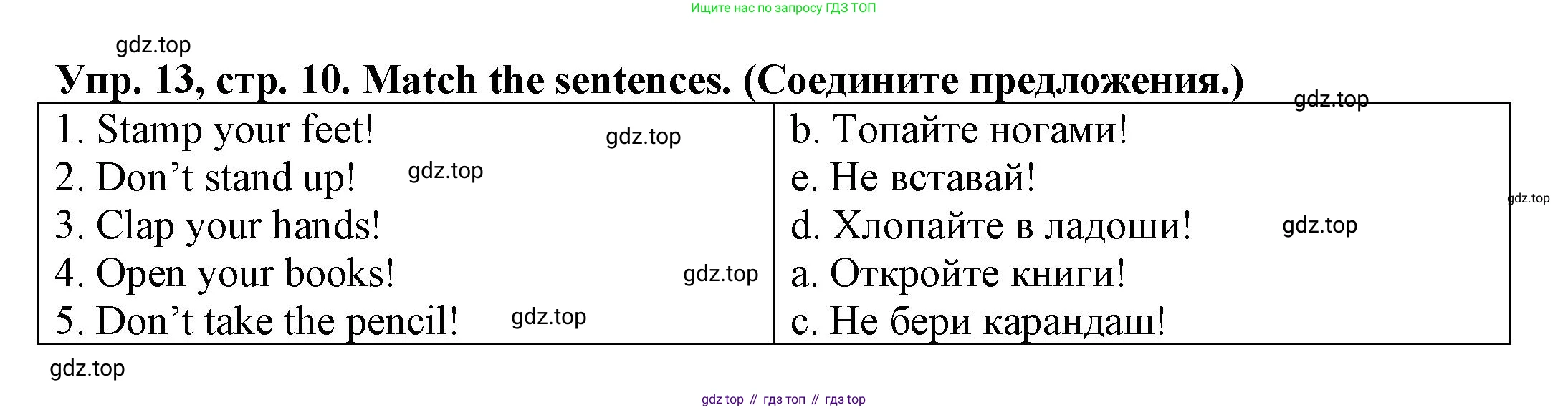 ГДЗ Английский язык (english), 3 класс Грамматический тренажёр, автор: Юшина Дарья Генадьевна, издательство Просвещение, Москва, 2023, салатового цвета, страница 10, номер 13, Решение