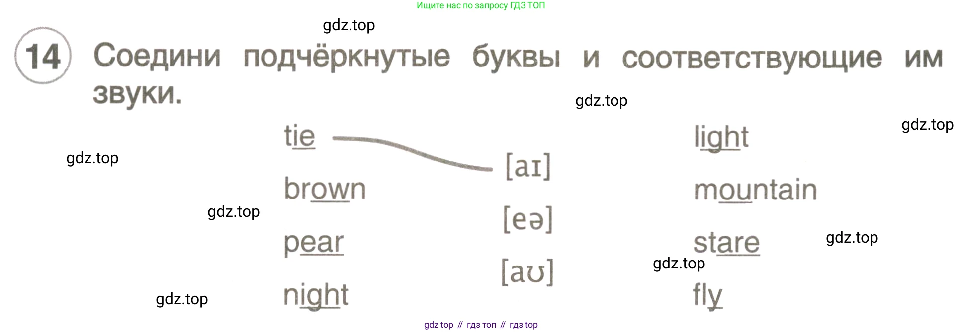 ГДЗ Английский язык (english), 3 класс рабочая тетрадь, авторы: Комарова Юлия Александровна, Ларионова Ирина Владимировна, издательство Русское слово, Москва, 2022, голубого цвета, страница 8, номер 14, Условие