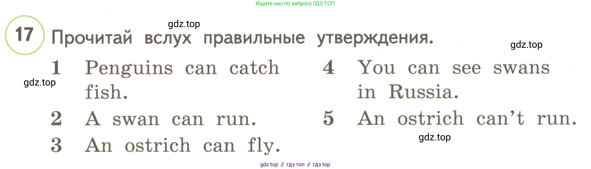 ГДЗ Английский язык (english), 3 класс Учебник, авторы: Комарова Юлия Александровна, Ларионова Ирина Владимировна, издательство Русское слово, Москва, 2022, белого цвета, страница 25, номер 17, Условие