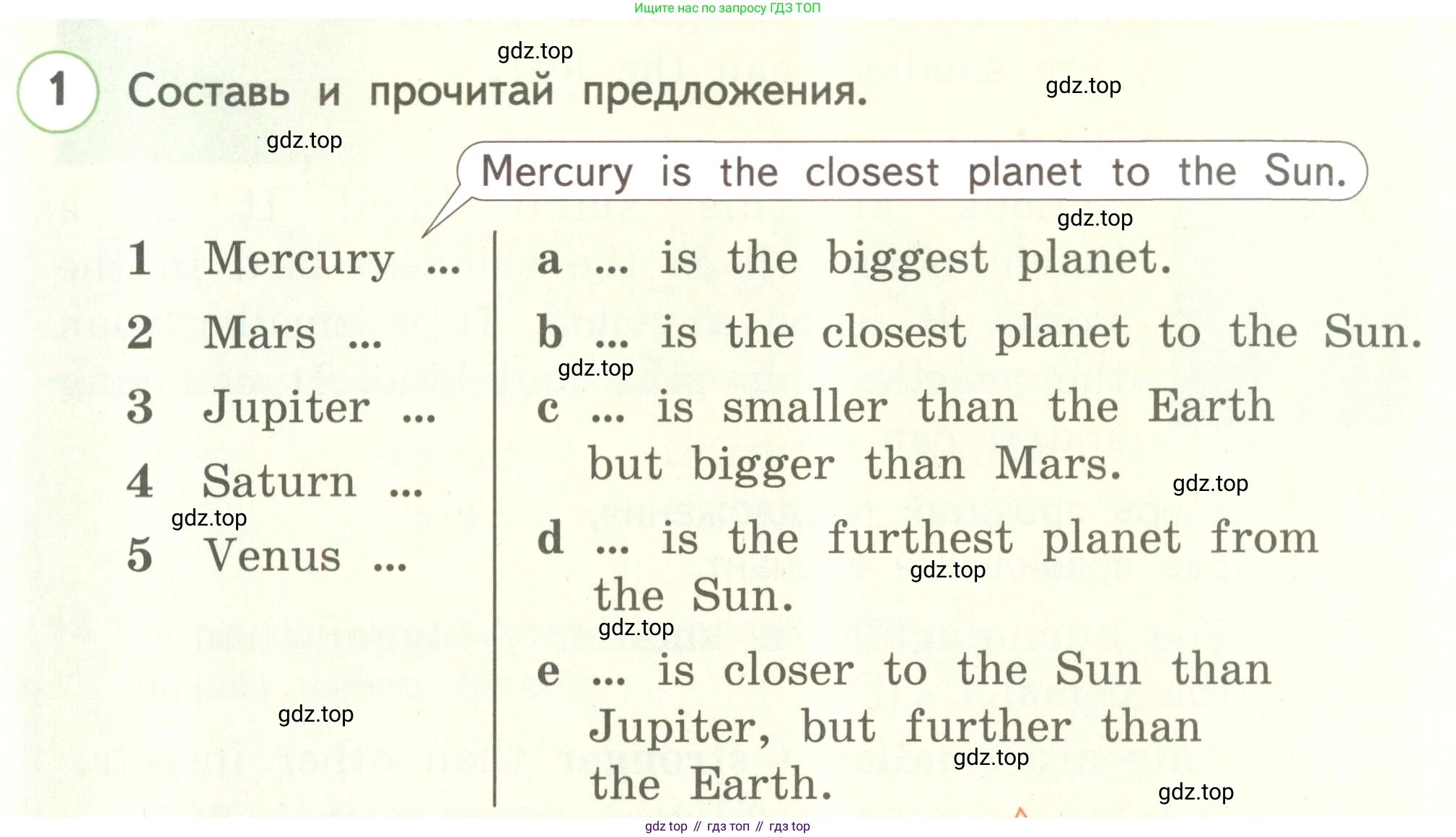 ГДЗ Английский язык (english), 3 класс Учебник, авторы: Комарова Юлия Александровна, Ларионова Ирина Владимировна, издательство Русское слово, Москва, 2022, белого цвета, страница 90, номер 1, Условие