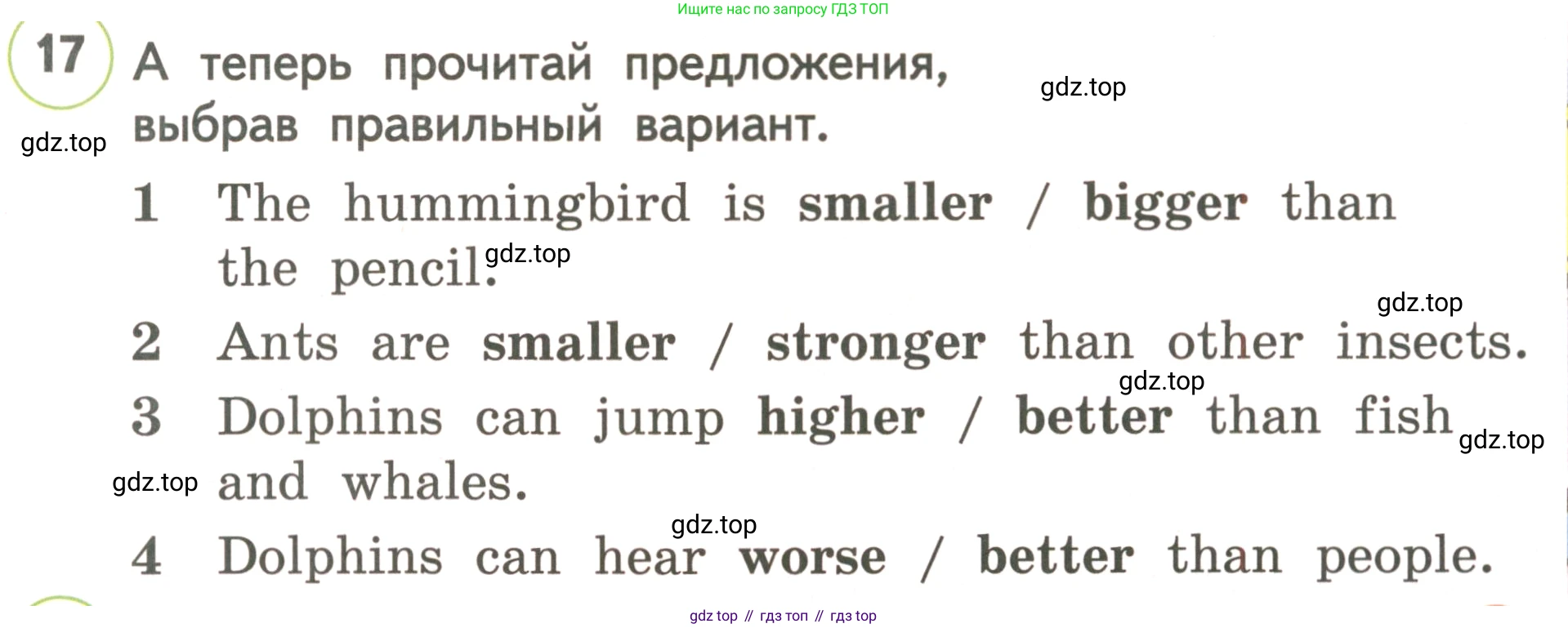 ГДЗ Английский язык (english), 3 класс Учебник, авторы: Комарова Юлия Александровна, Ларионова Ирина Владимировна, издательство Русское слово, Москва, 2022, белого цвета, страница 89, номер 17, Условие