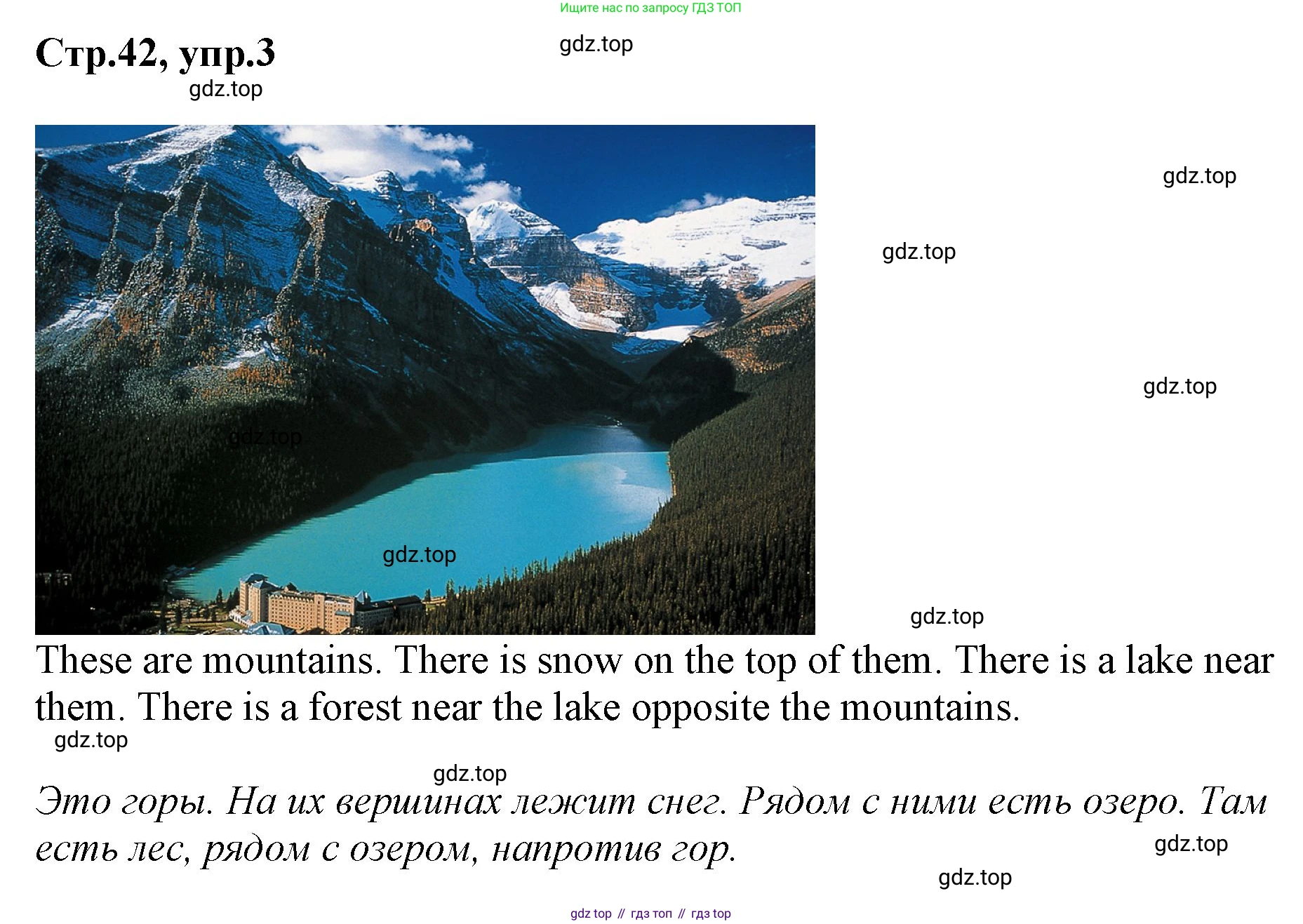 ГДЗ Английский язык (english), 3 класс Учебник, авторы: Комарова Юлия Александровна, Ларионова Ирина Владимировна, издательство Русское слово, Москва, 2022, белого цвета, страница 42, номер 3, Решение