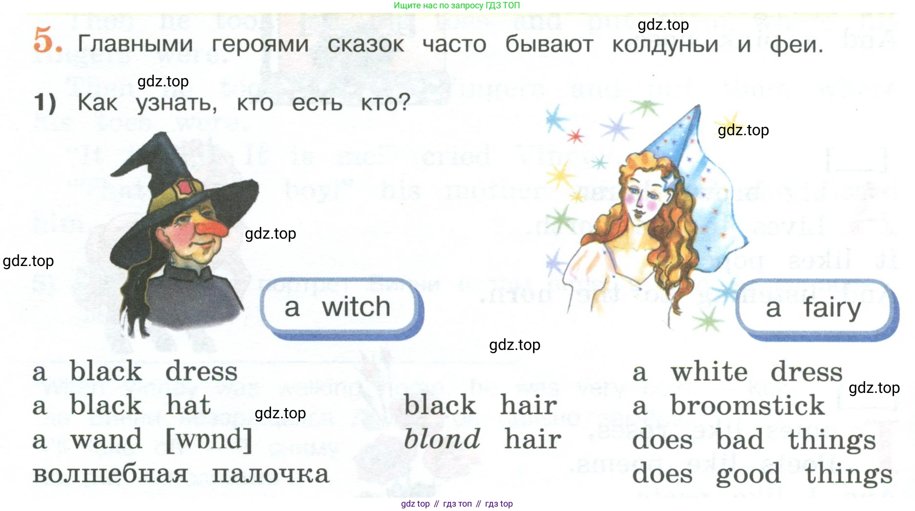 ГДЗ Английский язык (english), 3 класс книга для чтения (reader), авторы: Кузовлев Владимир Петрович (Kuzovlev Vladimir), Лапа Наталья Михайловна, Костина Ирина Павловна, Кузнецова Елена Вячеславовна, издательство Просвещение, Москва, 2014, страница 44, номер 5, Условие