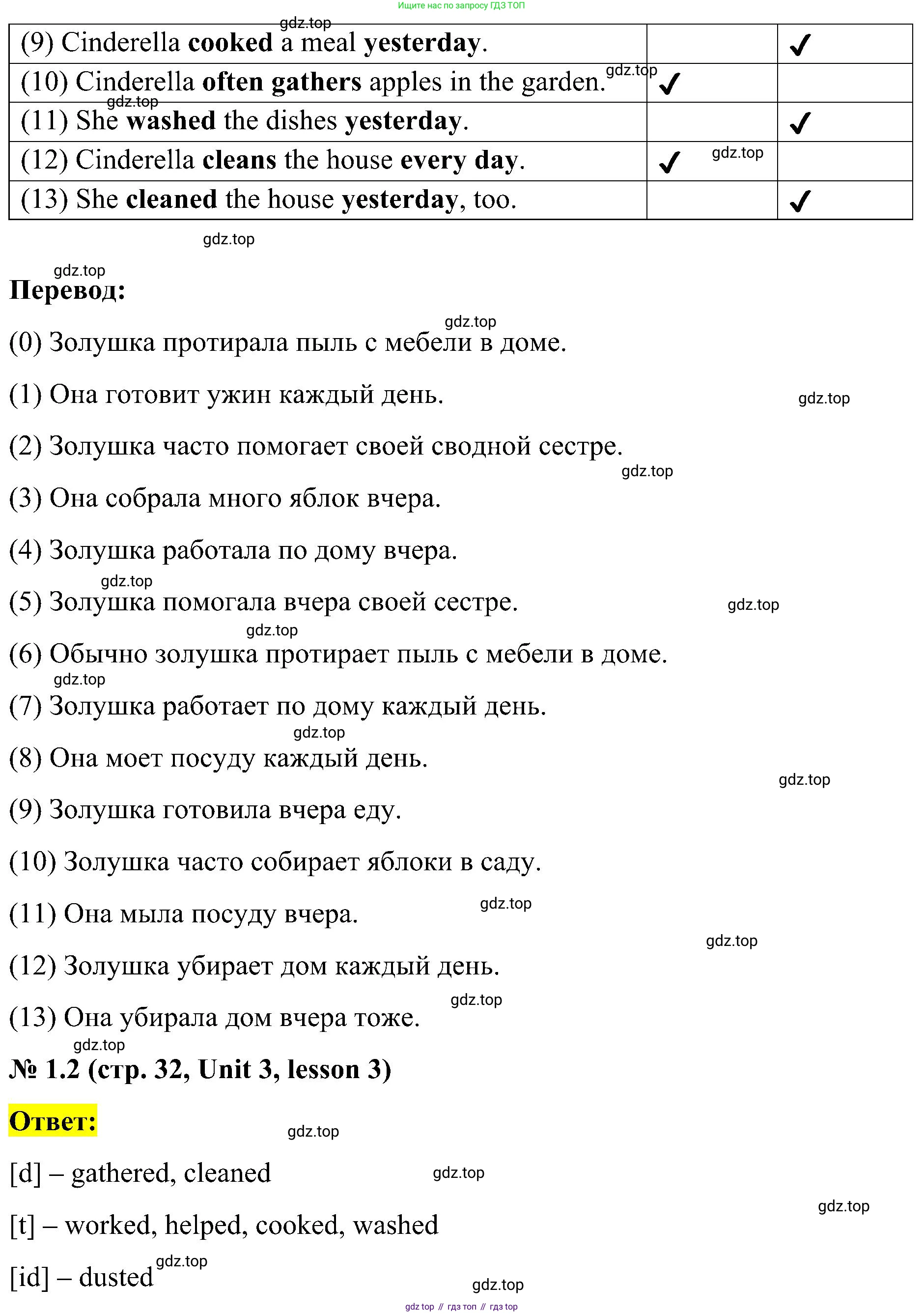 ГДЗ Английский язык (english), 3 класс рабочая тетрадь (activity book), авторы: Кузовлев Владимир Петрович (Kuzovlev Vladimir), Лапа Наталья Михайловна, Костина Ирина Павловна, Кузнецова Елена Вячеславовна, издательство Просвещение, Москва, 2023, страница 31, номер 1, Решение (продолжение 2)