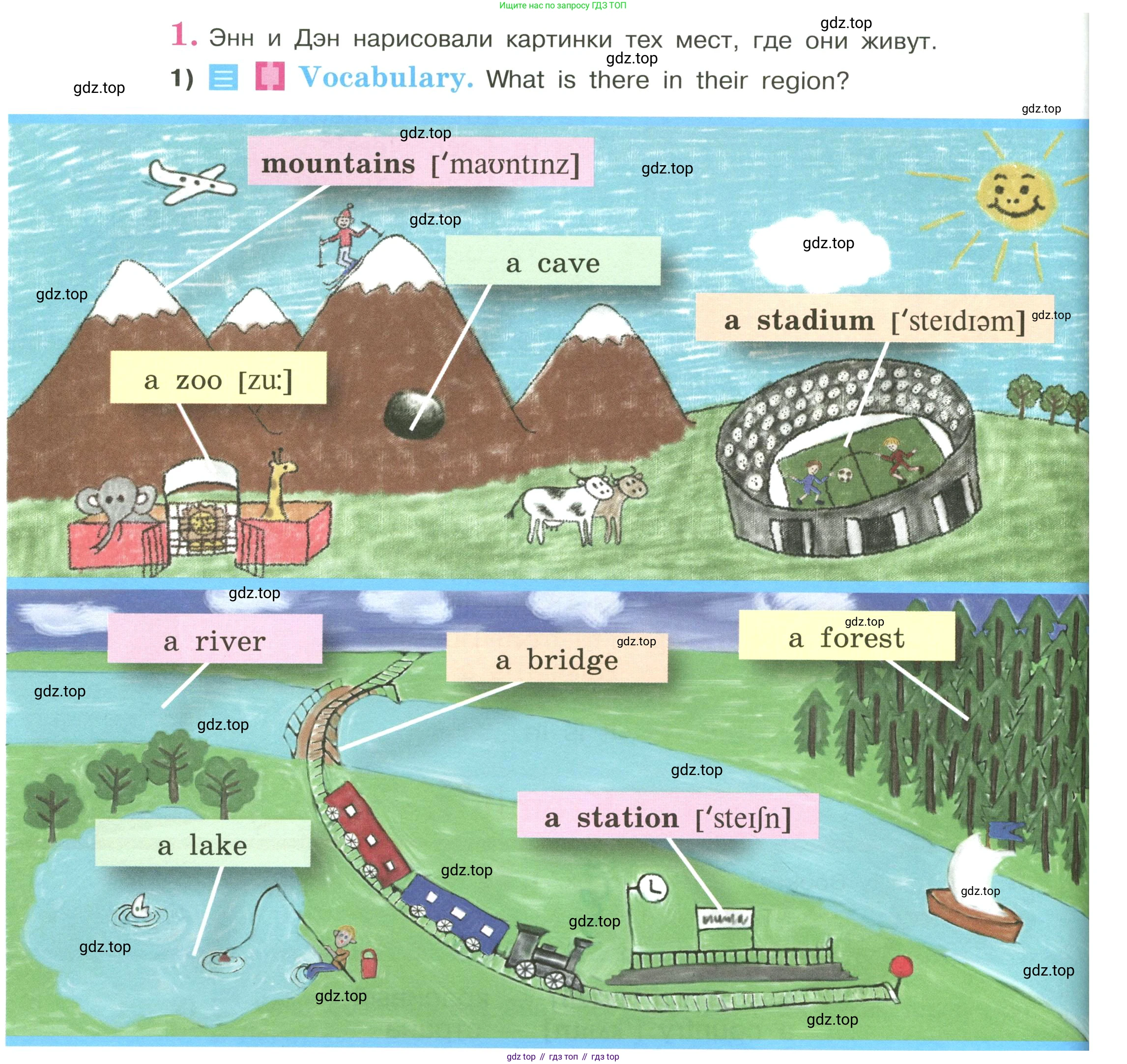 ГДЗ Английский язык (english), 3 класс Учебник, авторы: Кузовлев Владимир Петрович (Kuzovlev Vladimir), Лапа Наталья Михайловна, Костина Ирина Павловна, Кузнецова Елена Вячеславовна, издательство Просвещение, Москва, 2023, голубого цвета, Часть ( Part) 1, страница 8, номер 1, Условие