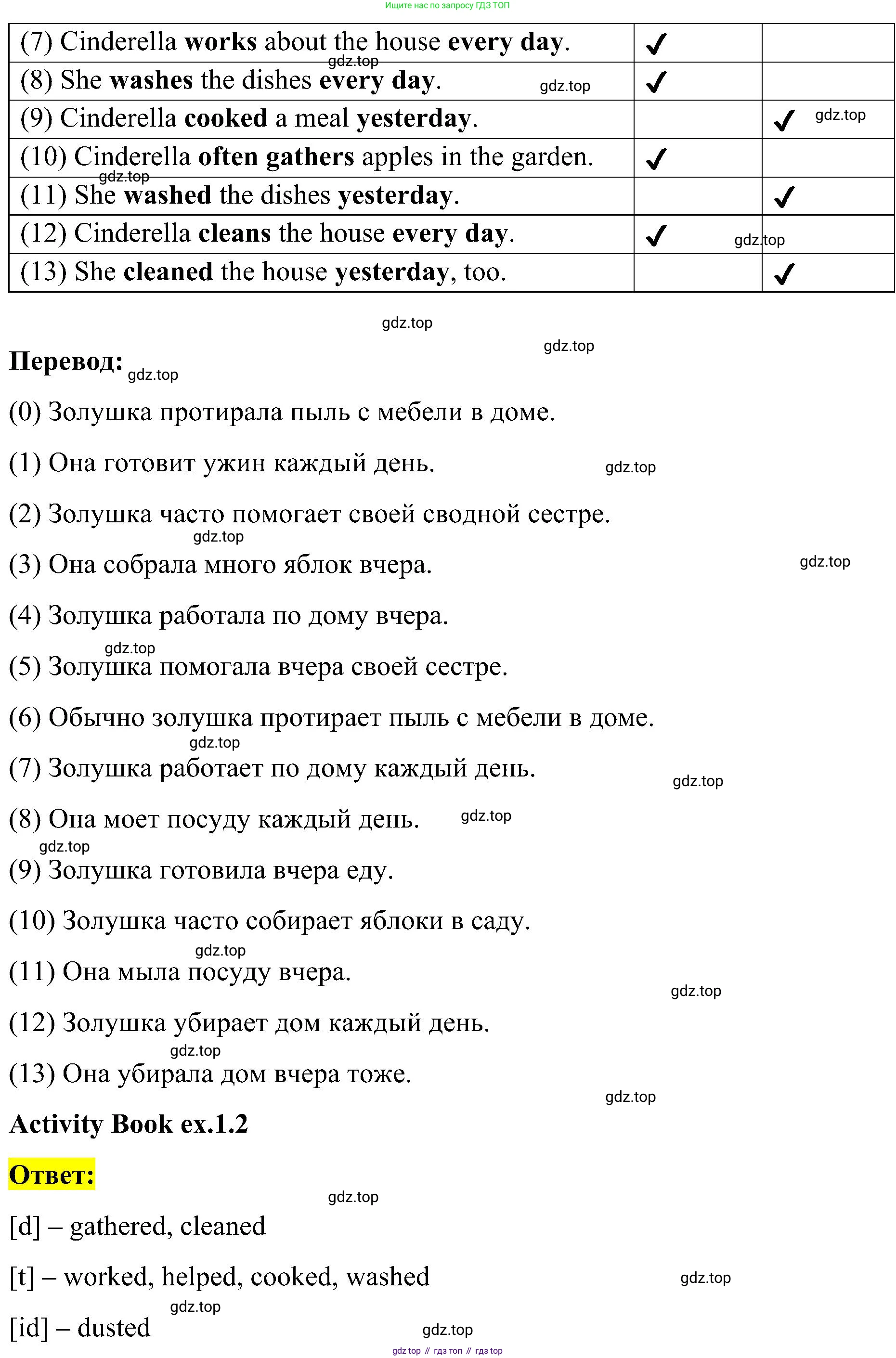 ГДЗ Английский язык (english), 3 класс Учебник, авторы: Кузовлев Владимир Петрович (Kuzovlev Vladimir), Лапа Наталья Михайловна, Костина Ирина Павловна, Кузнецова Елена Вячеславовна, издательство Просвещение, Москва, 2023, голубого цвета, Часть ( Part) 1, страница 45, номер 2, Решение (продолжение 2)