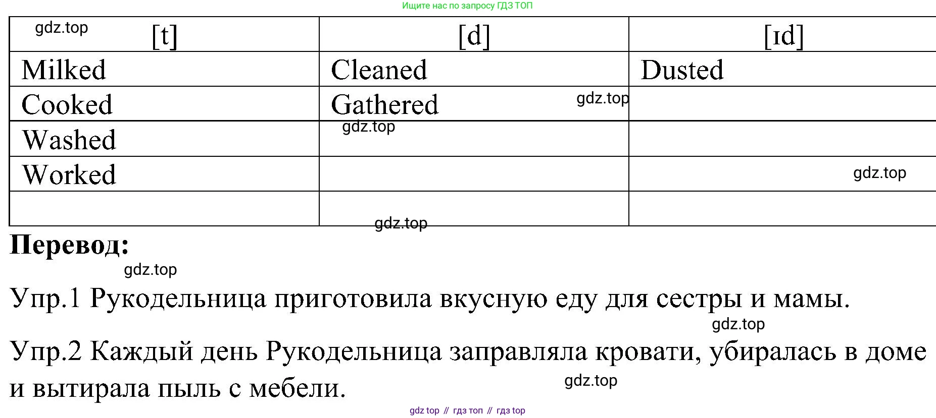 ГДЗ Английский язык (english), 3 класс Учебник, авторы: Кузовлев Владимир Петрович (Kuzovlev Vladimir), Лапа Наталья Михайловна, Костина Ирина Павловна, Кузнецова Елена Вячеславовна, издательство Просвещение, Москва, 2023, голубого цвета, Часть ( Part) 1, страница 50, номер 7, Решение (продолжение 3)