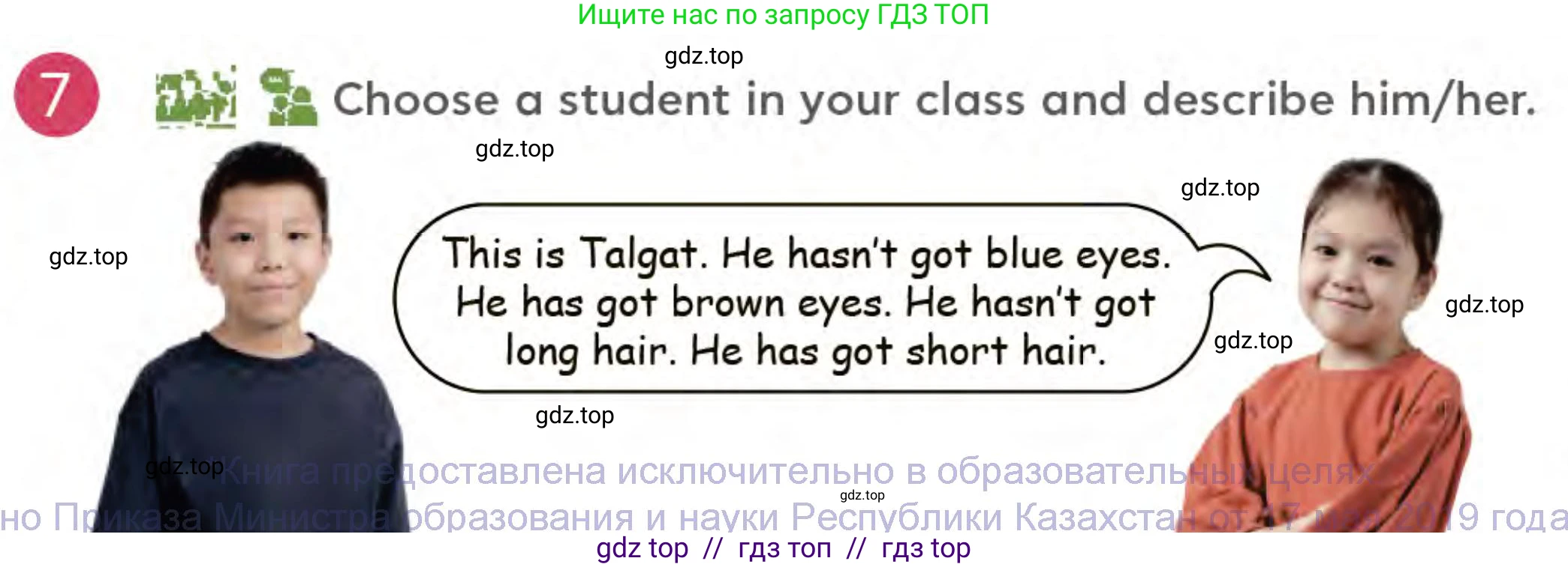 Английский язык (english), 3 класс Учебник (Student's book), авторы: Митчелл Гарольд (Mitchell Harold), Малгогианни Марилени (Malkogianni Marileni), Василиу Константина (Vasileiou Konstantina), издательство MM Publications, Алматы, 2024, зелёного цвета, страница 37, номер 7, Условие