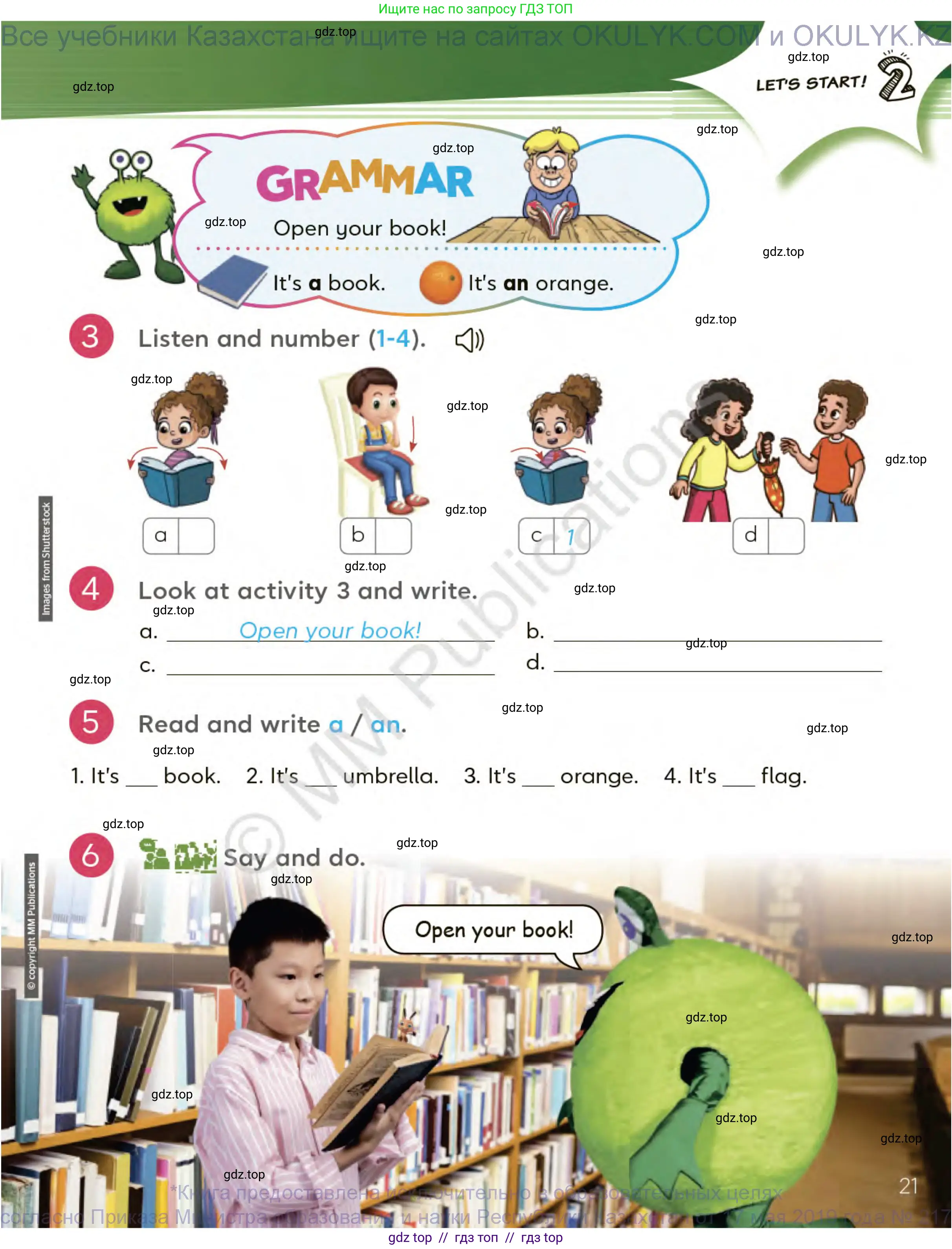 Английский язык (english), 3 класс Учебник (Student's book), авторы: Митчелл Гарольд (Mitchell Harold), Малгогианни Марилени (Malkogianni Marileni), Василиу Константина (Vasileiou Konstantina), издательство MM Publications, Алматы, 2024, зелёного цвета, страница 21