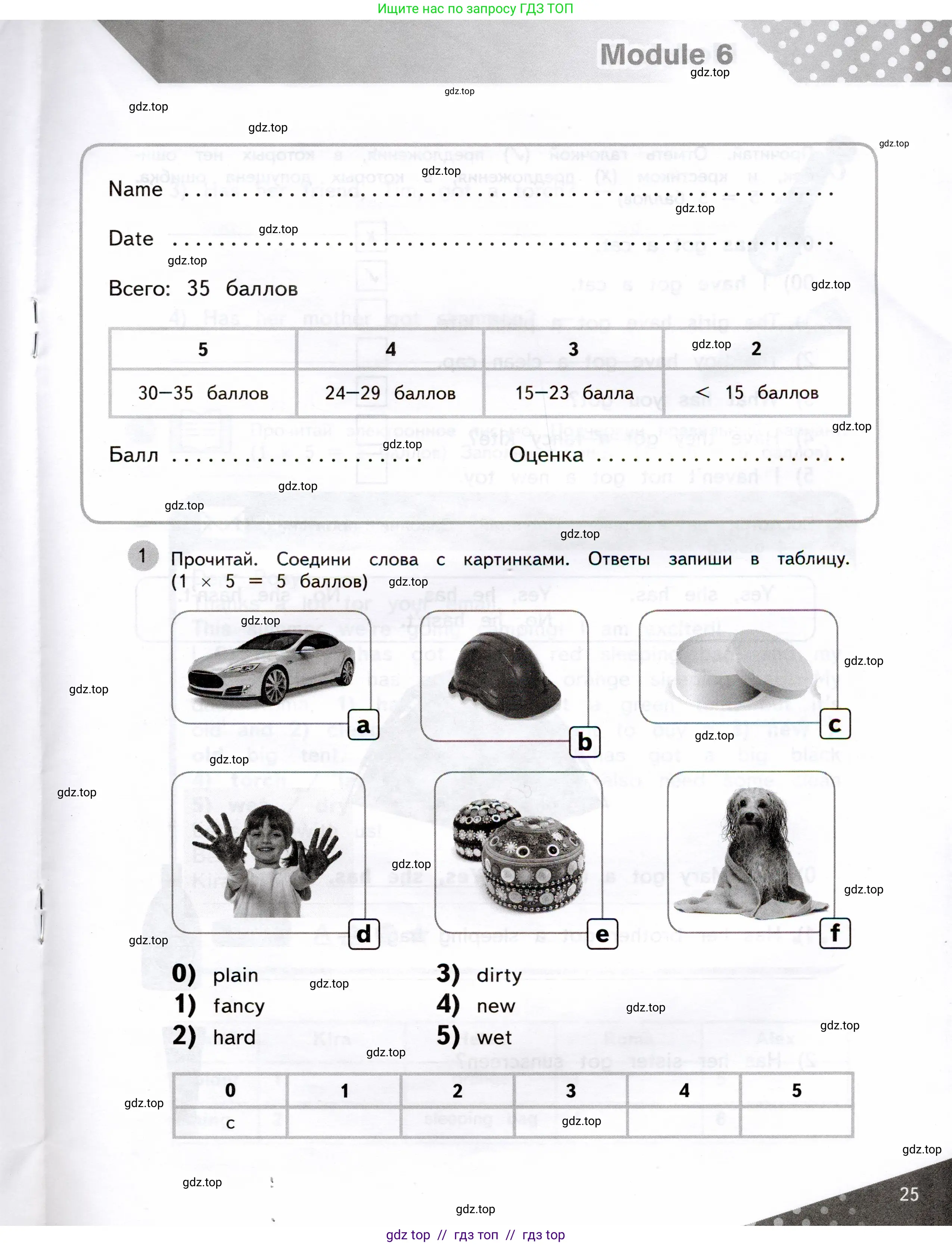 Английский язык (english), 3 класс Контрольные задания, автор: Покидова Анастасия Дмитриевна (Pokidova Anastasiya), издательство Просвещение, Москва, 2023, серого цвета, страница 25