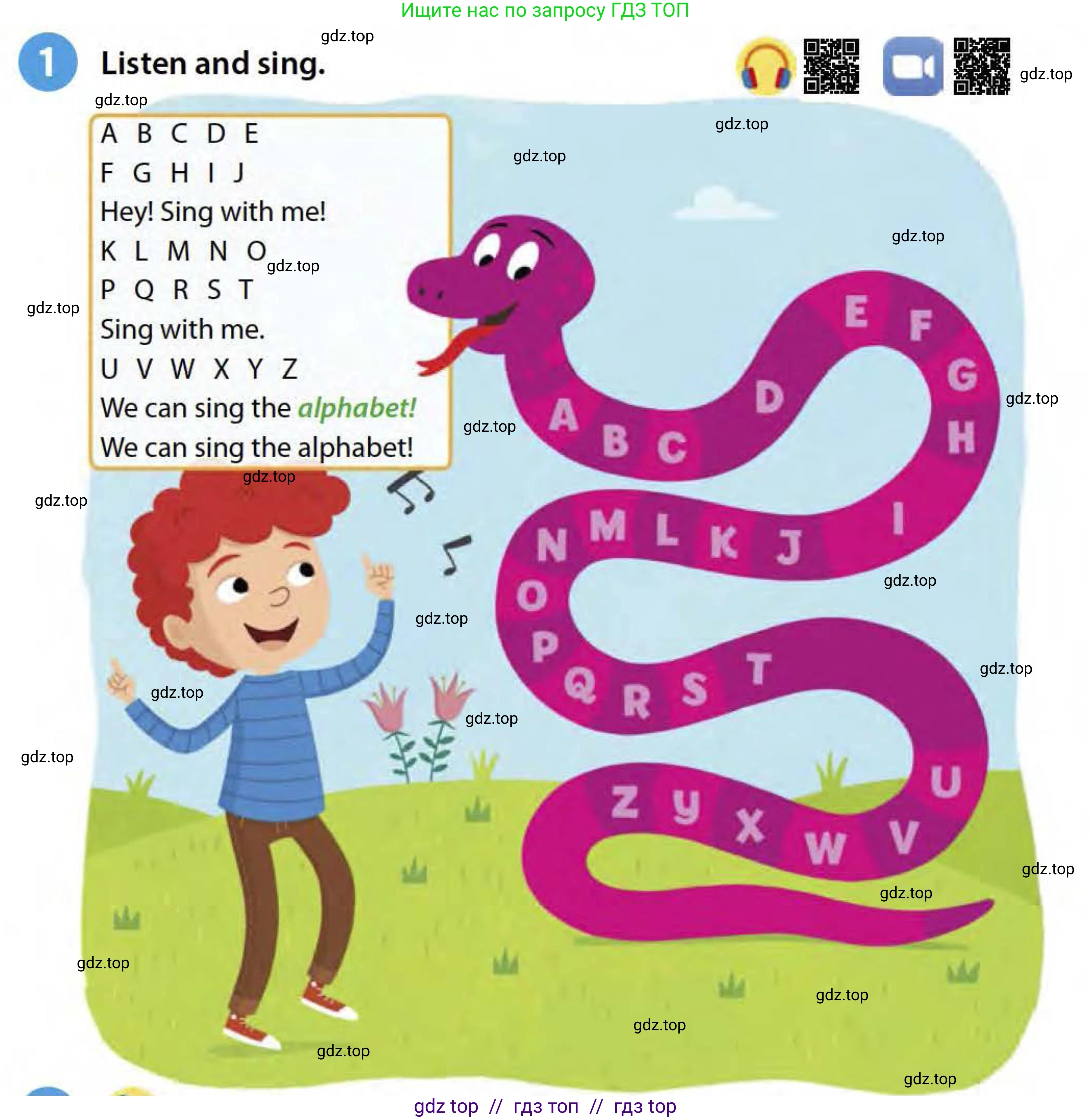 Английский язык (english), 3 класс Учебник (Student's book), авторы: Пучта Херберт (Puchta Herbert), Льюис-Джонс Питер (Lewis-Jones Peter), Гернгросс Гюнтер (Gerngross Günter), издательство Cambridge University Press, Алматы, 2022, зелёного цвета, страница 10, номер 1, Условие