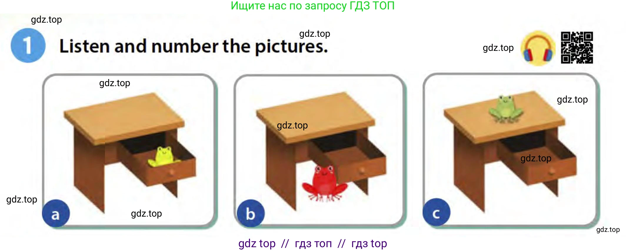 Английский язык (english), 3 класс Учебник (Student's book), авторы: Пучта Херберт (Puchta Herbert), Льюис-Джонс Питер (Lewis-Jones Peter), Гернгросс Гюнтер (Gerngross Günter), издательство Cambridge University Press, Алматы, 2022, зелёного цвета, страница 25, номер 1, Условие