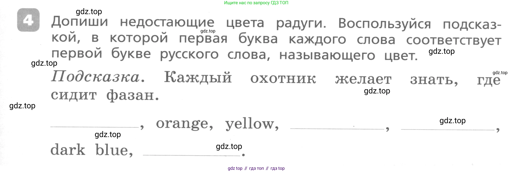 Английский язык (english), 3 класс Контрольные работы, авторы: Афанасьева Ольга Васильевна (Afanasyeva Olga), Михеева Ирина Владимировна (Mikheeva Irina), Баранова Ксения Михайловна (Baranova Ksenia), издательство Дрофа, Москва, 2018 - 2022, зелёного цвета, страница 21, номер 4, Условие