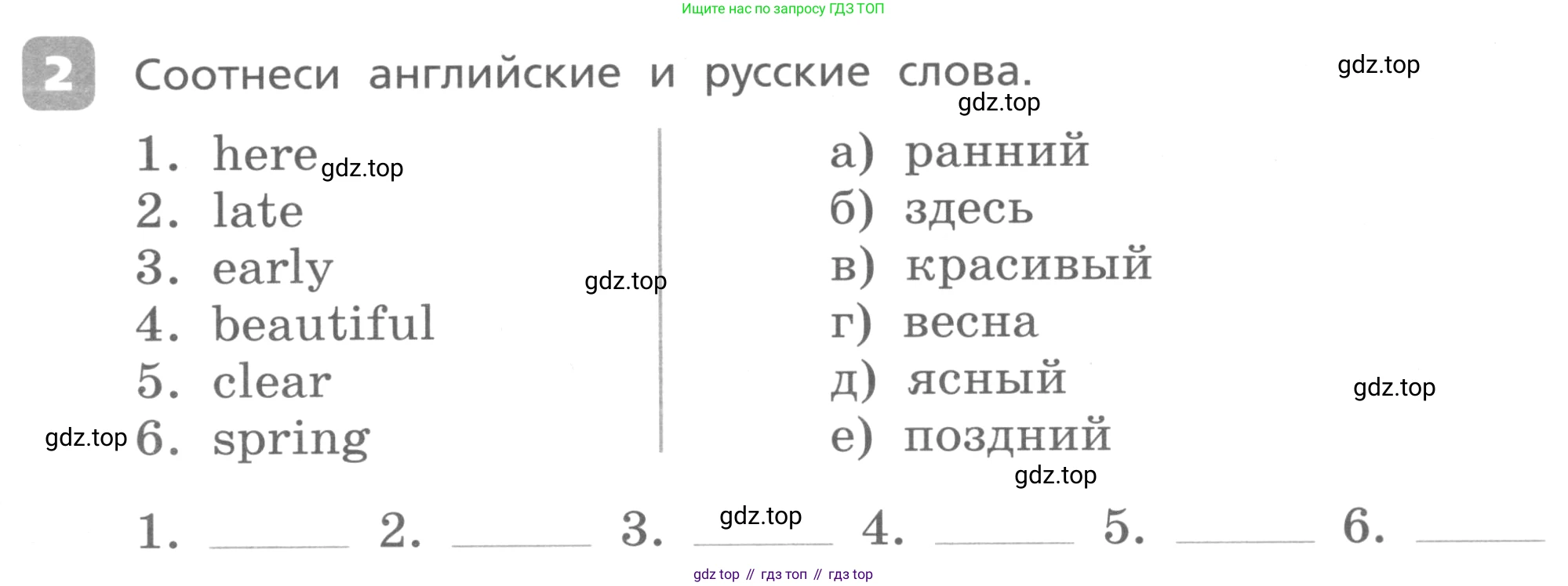Английский язык (english), 3 класс Контрольные работы, авторы: Афанасьева Ольга Васильевна (Afanasyeva Olga), Михеева Ирина Владимировна (Mikheeva Irina), Баранова Ксения Михайловна (Baranova Ksenia), издательство Дрофа, Москва, 2018 - 2022, зелёного цвета, страница 67, номер 2, Условие