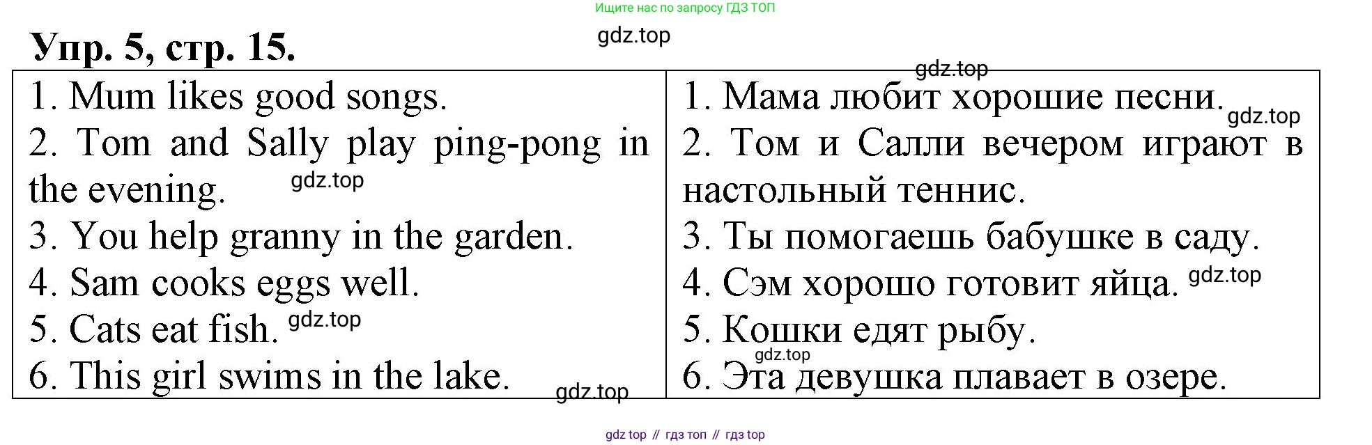 Английский язык (english), 3 класс Контрольные работы, авторы: Афанасьева Ольга Васильевна (Afanasyeva Olga), Михеева Ирина Владимировна (Mikheeva Irina), Баранова Ксения Михайловна (Baranova Ksenia), издательство Дрофа, Москва, 2018 - 2022, зелёного цвета, страница 16, номер 5, Решение