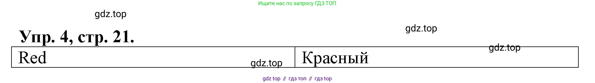 Английский язык (english), 3 класс Контрольные работы, авторы: Афанасьева Ольга Васильевна (Afanasyeva Olga), Михеева Ирина Владимировна (Mikheeva Irina), Баранова Ксения Михайловна (Baranova Ksenia), издательство Дрофа, Москва, 2018 - 2022, зелёного цвета, страница 21, номер 4, Решение