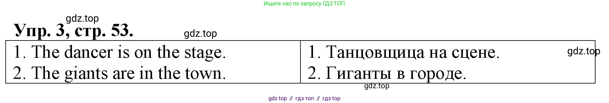 Английский язык (english), 3 класс Контрольные работы, авторы: Афанасьева Ольга Васильевна (Afanasyeva Olga), Михеева Ирина Владимировна (Mikheeva Irina), Баранова Ксения Михайловна (Baranova Ksenia), издательство Дрофа, Москва, 2018 - 2022, зелёного цвета, страница 53, номер 3, Решение