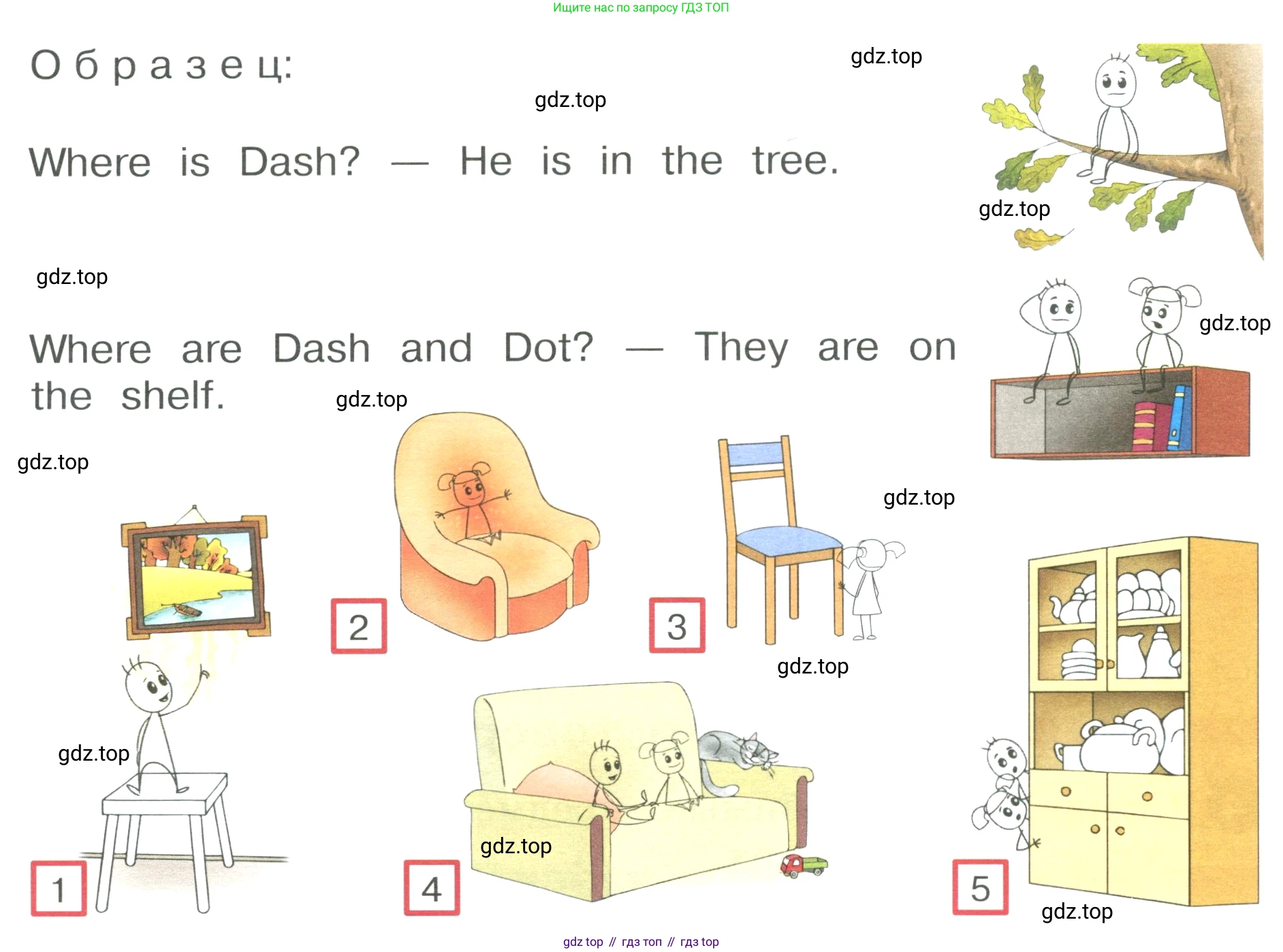 ГДЗ Английский язык (english), 3 класс Учебник, авторы: Афанасьева Ольга Васильевна (Afanasyeva Olga), Баранова Ксения Михайловна (Baranova Ksenia), Михеева Ирина Владимировна (Mikheeva Irina), издательство Просвещение, Москва, 2023, зелёного цвета, Часть 1, страница 33, номер 5, Условие (продолжение 2)