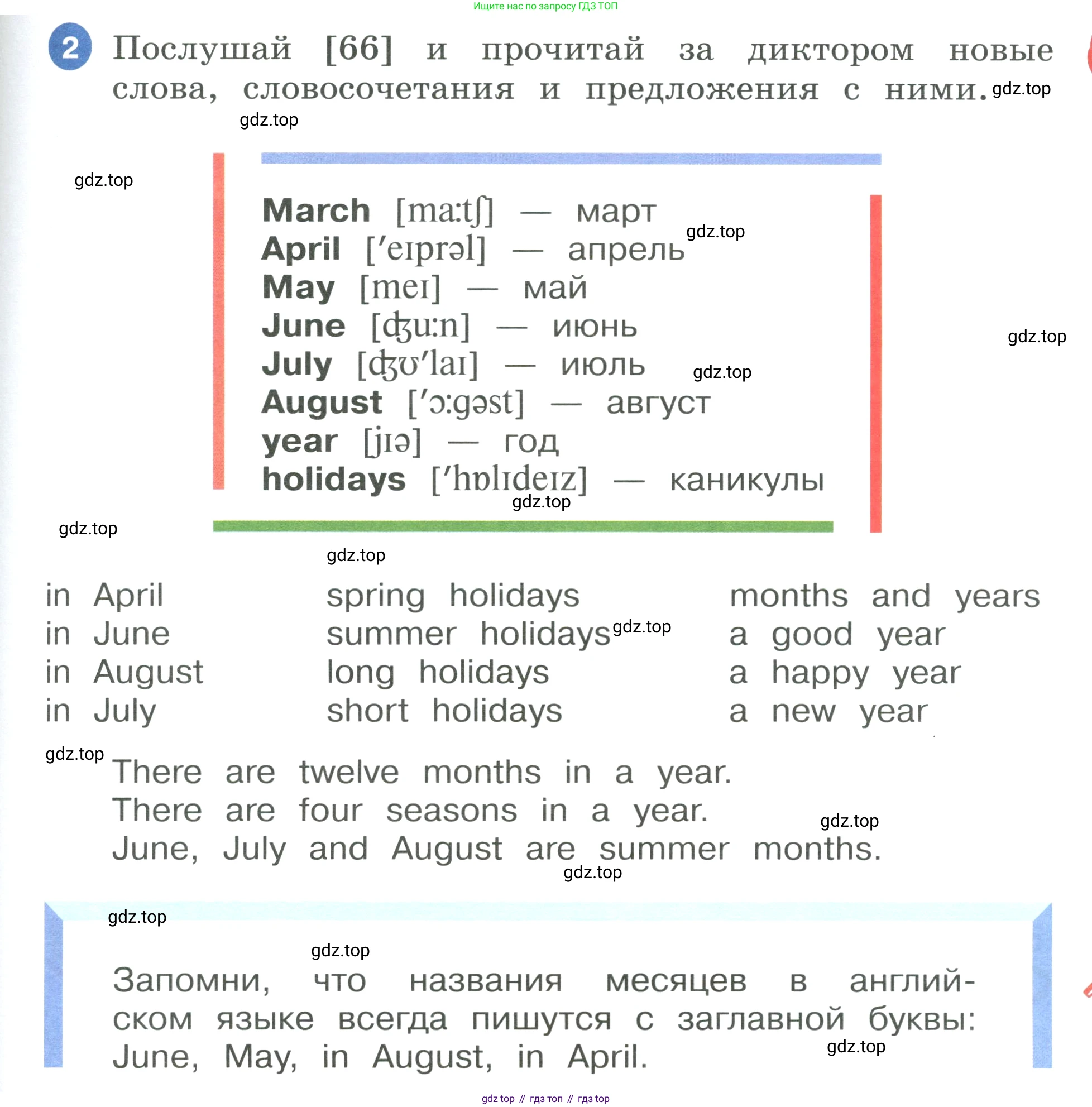 ГДЗ Английский язык (english), 3 класс Учебник, авторы: Афанасьева Ольга Васильевна (Afanasyeva Olga), Баранова Ксения Михайловна (Baranova Ksenia), Михеева Ирина Владимировна (Mikheeva Irina), издательство Просвещение, Москва, 2023, зелёного цвета, Часть 1, страница 101, номер 2, Условие