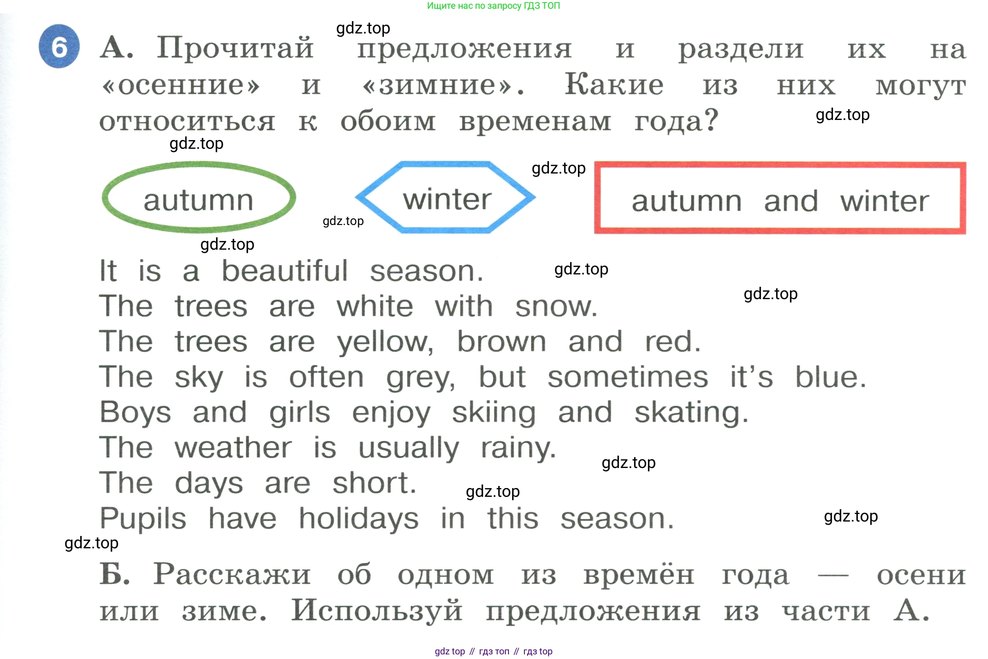 ГДЗ Английский язык (english), 3 класс Учебник, авторы: Афанасьева Ольга Васильевна (Afanasyeva Olga), Баранова Ксения Михайловна (Baranova Ksenia), Михеева Ирина Владимировна (Mikheeva Irina), издательство Просвещение, Москва, 2023, зелёного цвета, Часть 1, страница 107, номер 6, Условие