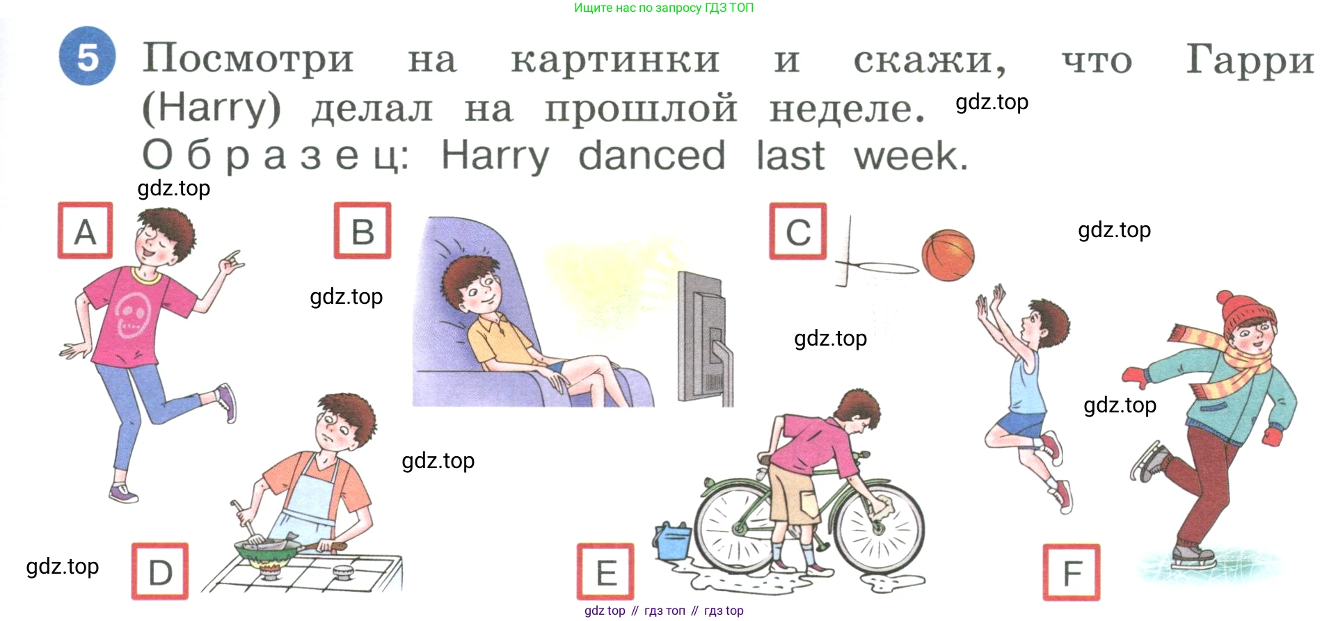 ГДЗ Английский язык (english), 3 класс Учебник, авторы: Афанасьева Ольга Васильевна (Afanasyeva Olga), Баранова Ксения Михайловна (Baranova Ksenia), Михеева Ирина Владимировна (Mikheeva Irina), издательство Просвещение, Москва, 2023, зелёного цвета, Часть 2, страница 81, номер 5, Условие