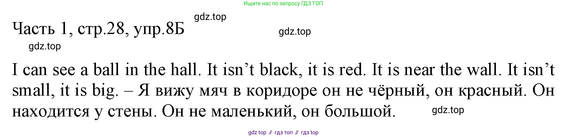ГДЗ Английский язык (english), 3 класс Учебник, авторы: Афанасьева Ольга Васильевна (Afanasyeva Olga), Баранова Ксения Михайловна (Baranova Ksenia), Михеева Ирина Владимировна (Mikheeva Irina), издательство Просвещение, Москва, 2023, зелёного цвета, Часть 1, страница 28, номер 8, Решение (продолжение 2)