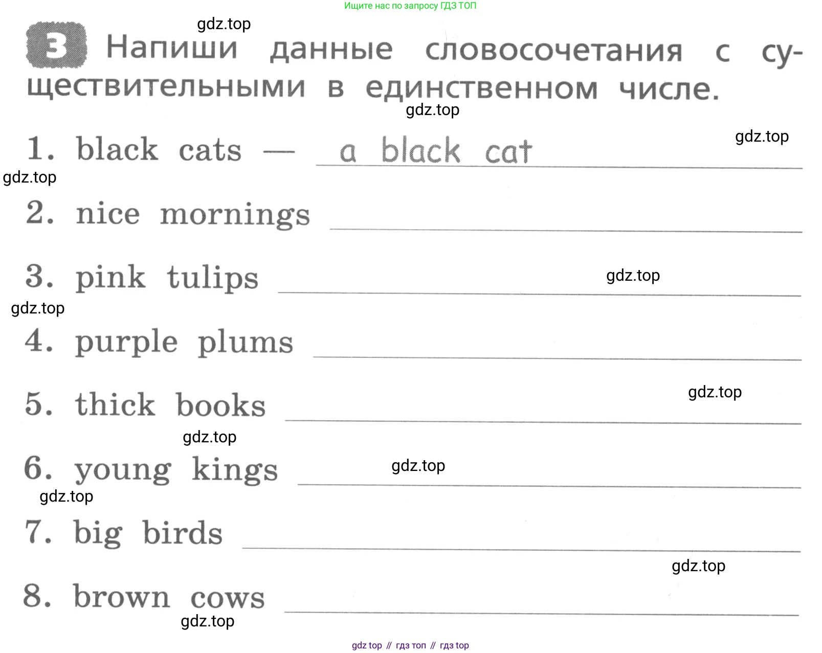 ГДЗ Английский язык (english), 3 класс Лексико-грамматический практикум, авторы: Афанасьева Ольга Васильевна (Afanasyeva Olga), Михеева Ирина Владимировна (Mikheeva Irina), Сьянов Александр Валерьевич, издательство Дрофа, Москва, 2017, зелёного цвета, страница 23, номер 3, Условие