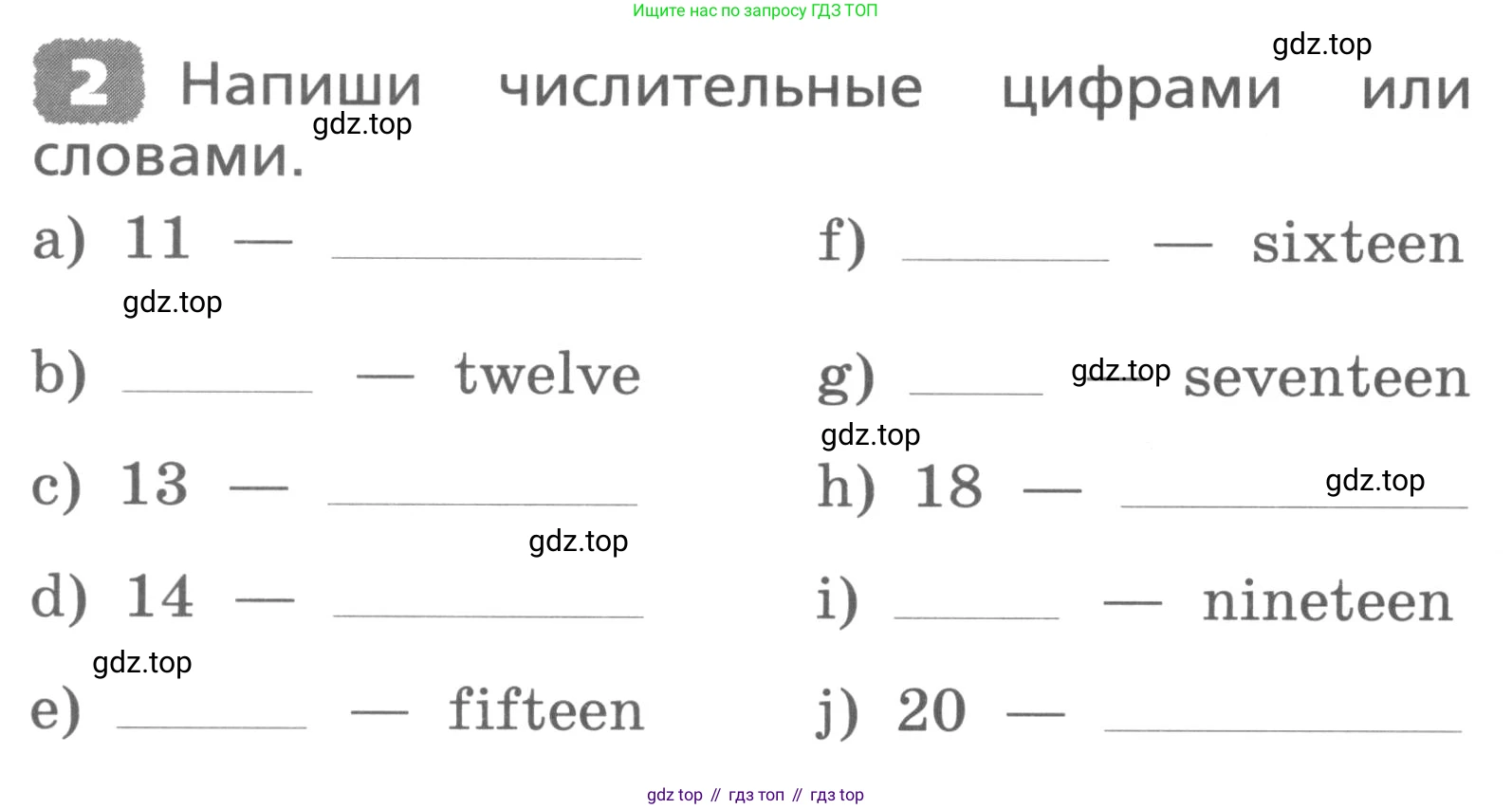 ГДЗ Английский язык (english), 3 класс Лексико-грамматический практикум, авторы: Афанасьева Ольга Васильевна (Afanasyeva Olga), Михеева Ирина Владимировна (Mikheeva Irina), Сьянов Александр Валерьевич, издательство Дрофа, Москва, 2017, зелёного цвета, страница 60, номер 2, Условие